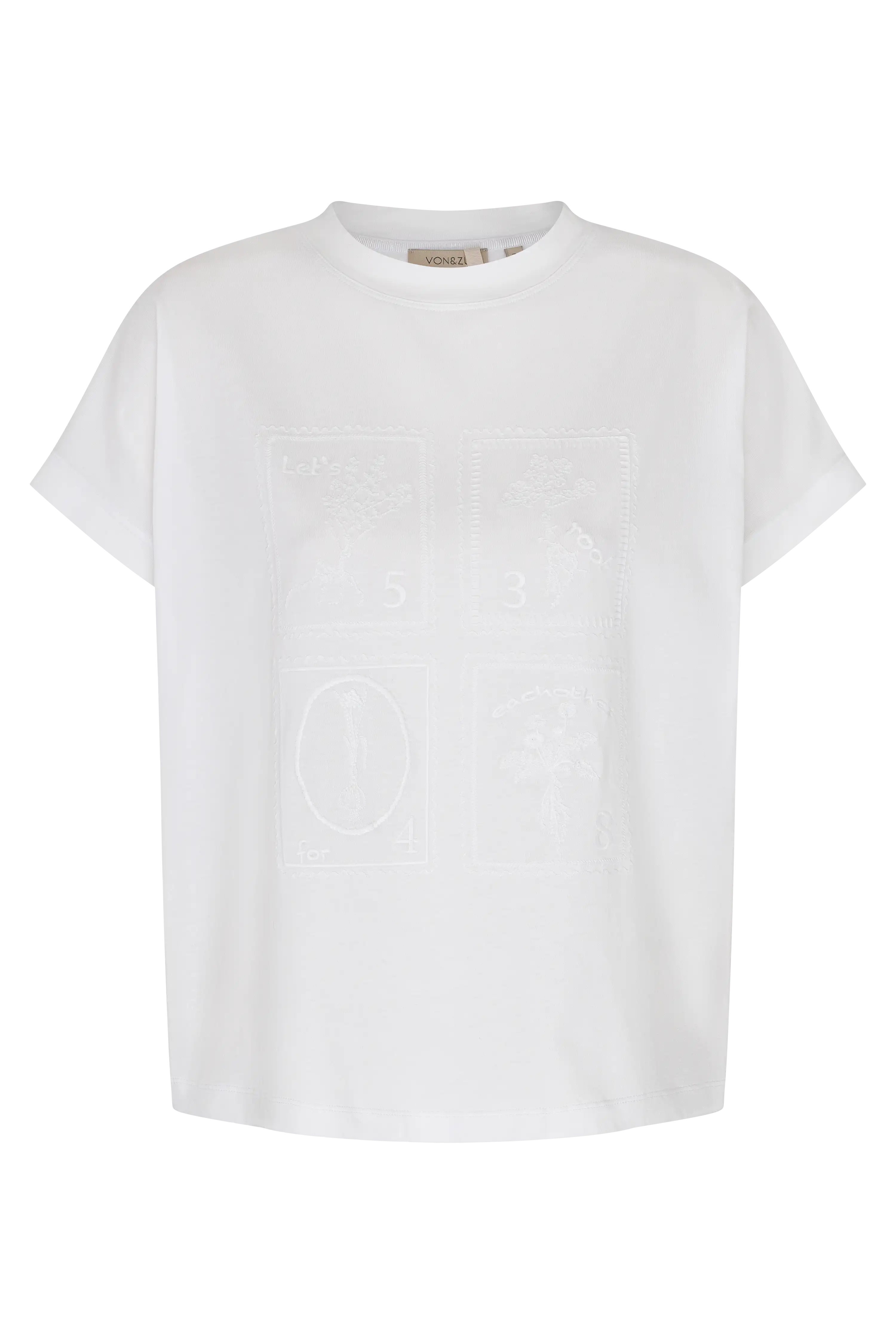 T-shirt mit Stickerei