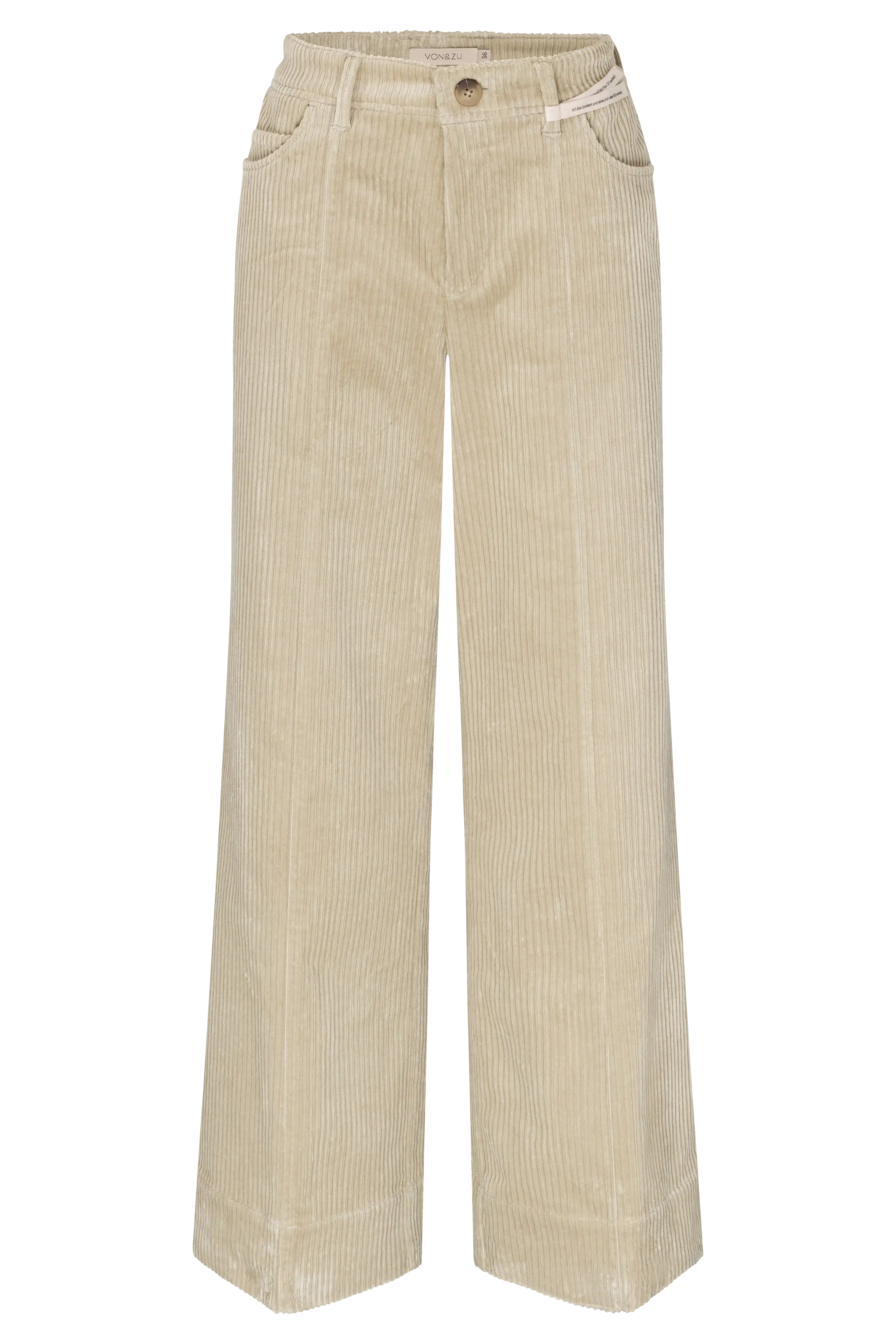 Cordhose mit weitem Bein VON&ZU