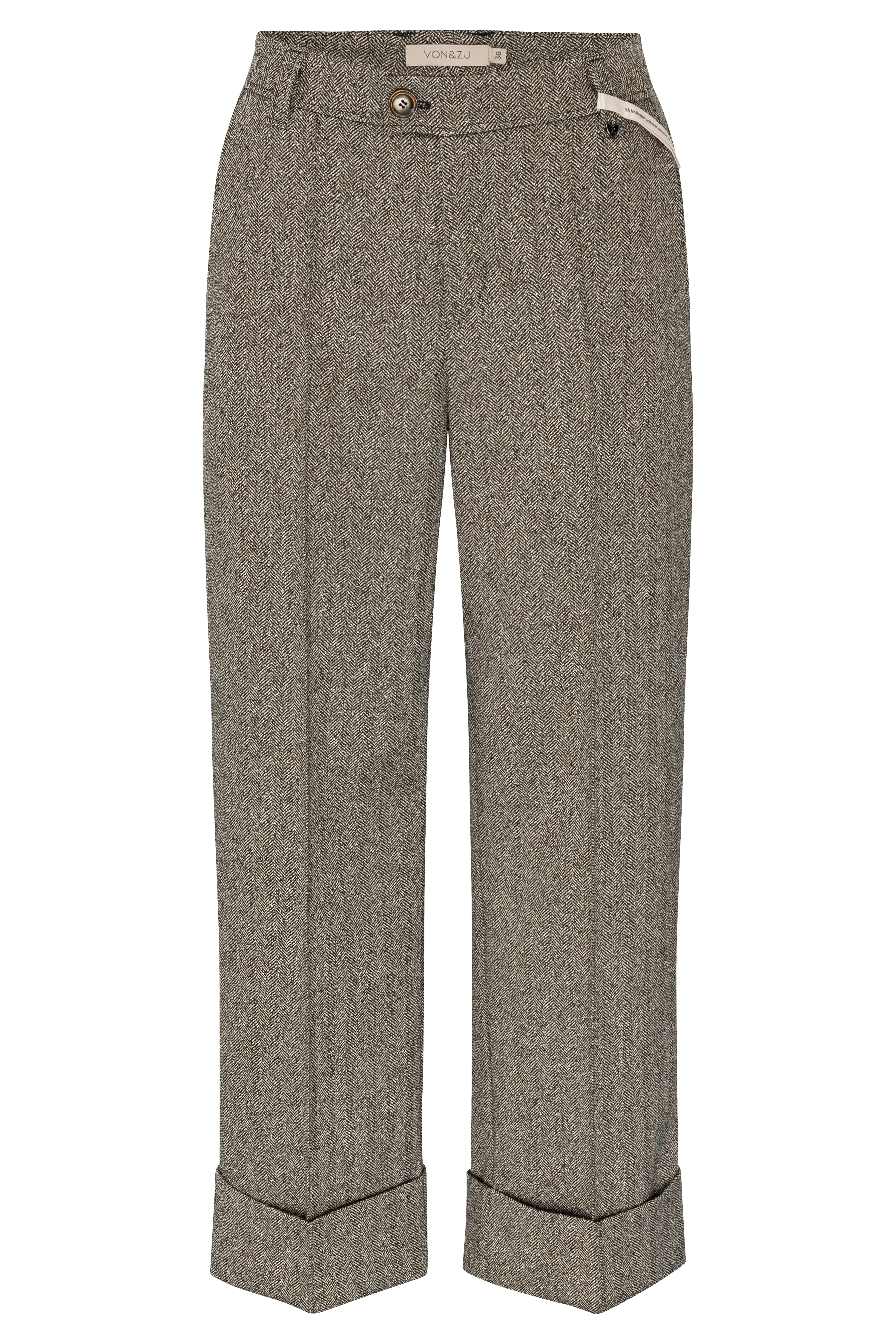 Gerade Hose mit Aufschlag VON&ZU