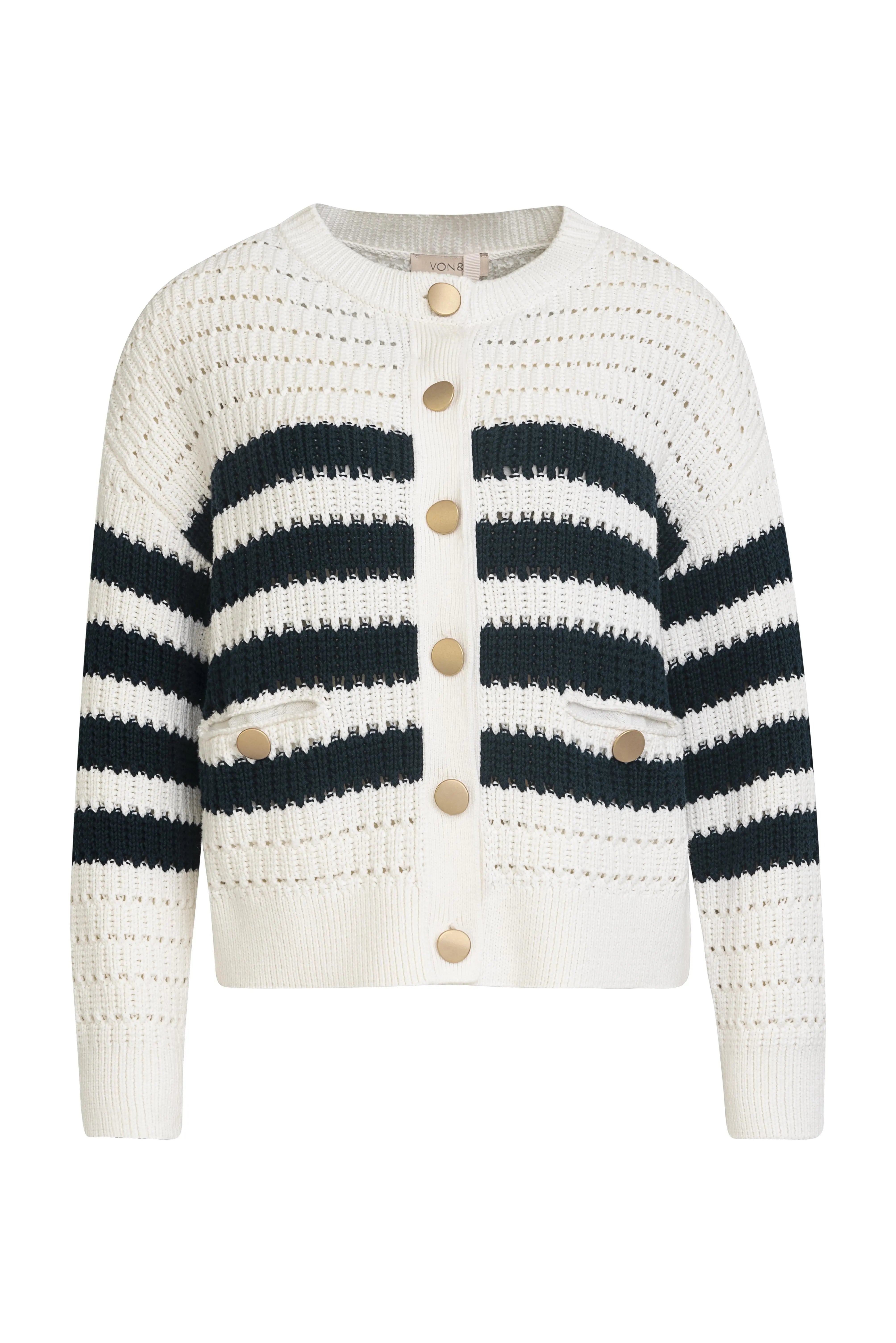 Gestreifter Cardigan VON&ZU