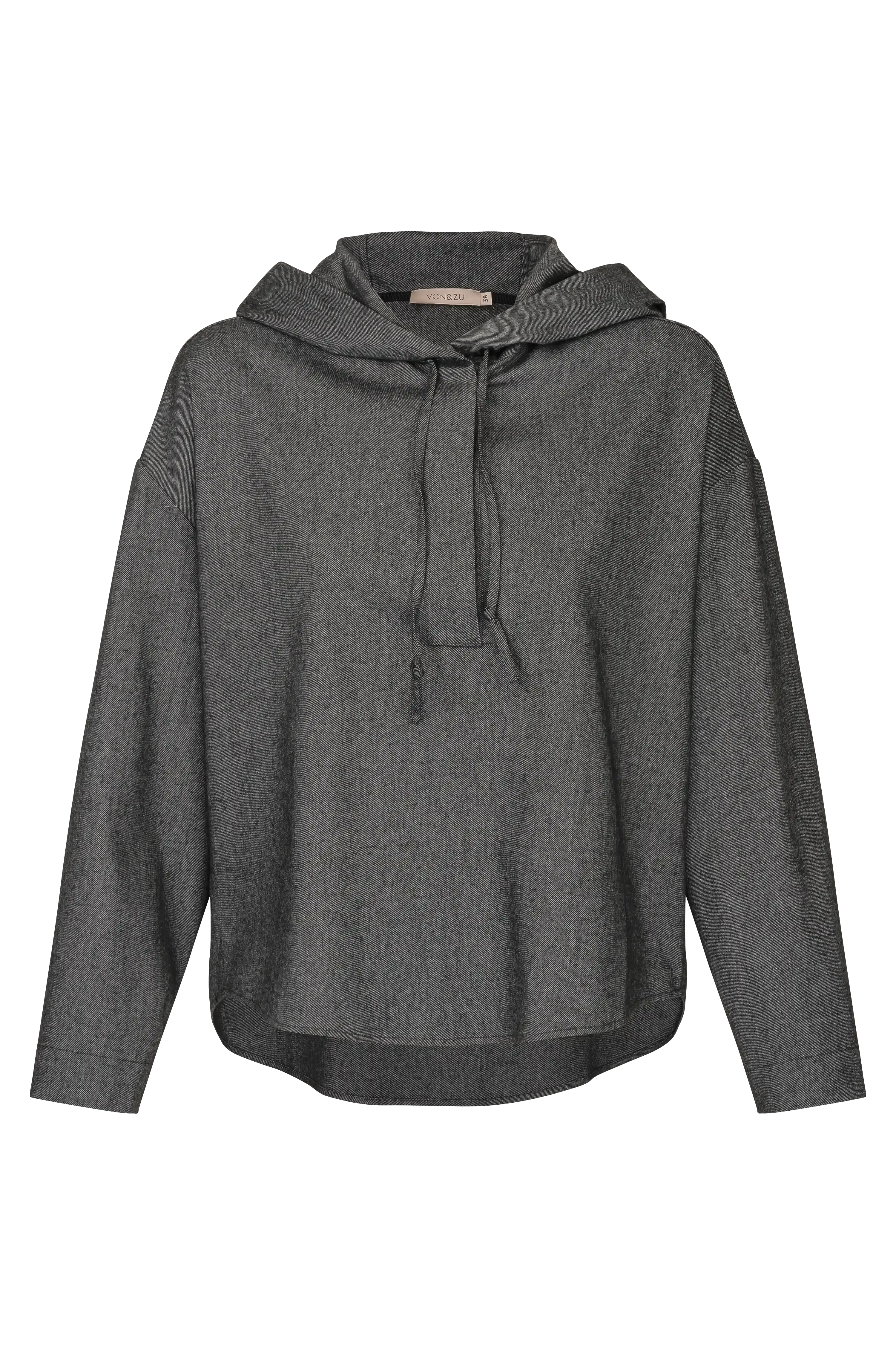 Kapuzenbluse aus Flanell VON&ZU