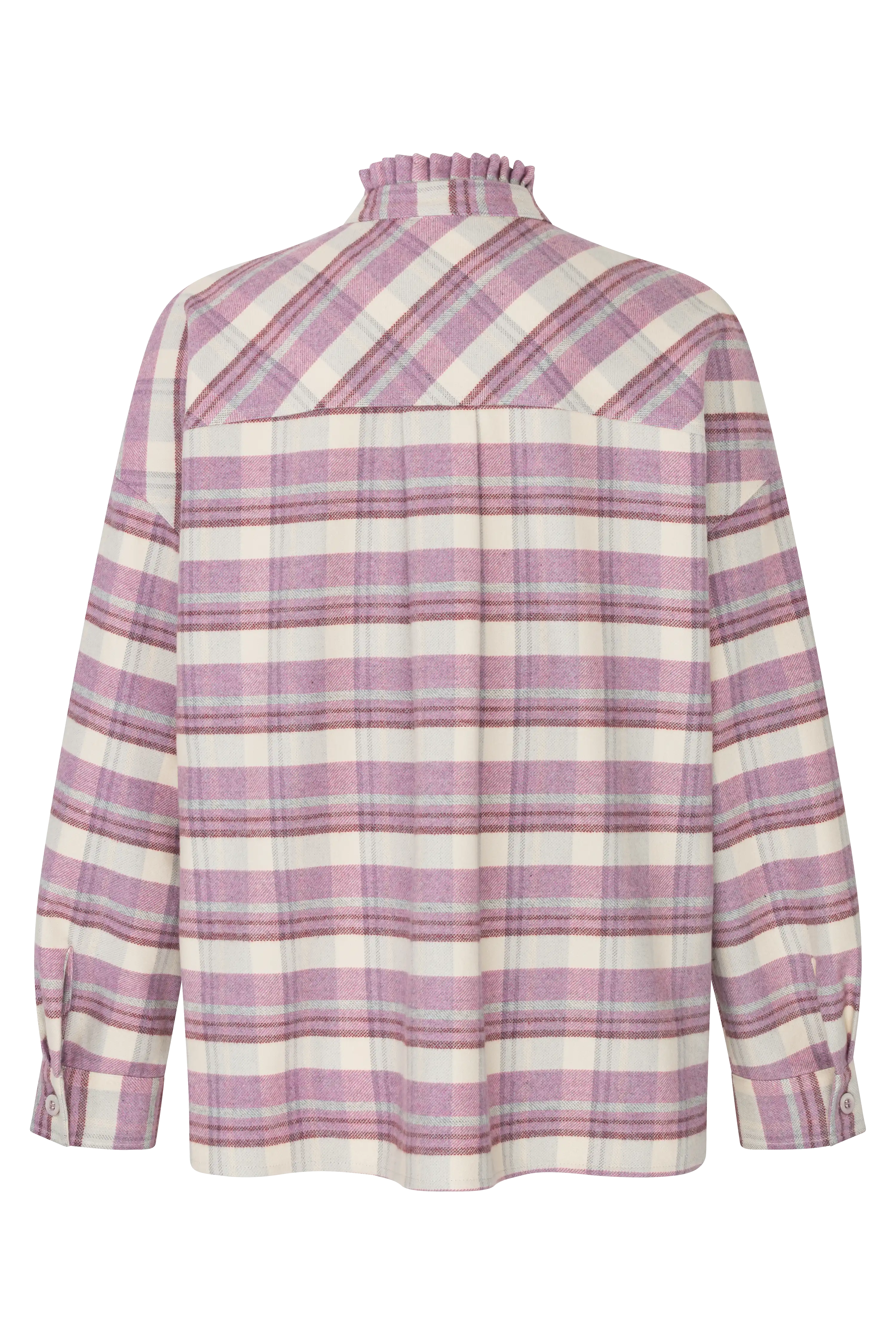 Karierte Flanellbluse VON&ZU