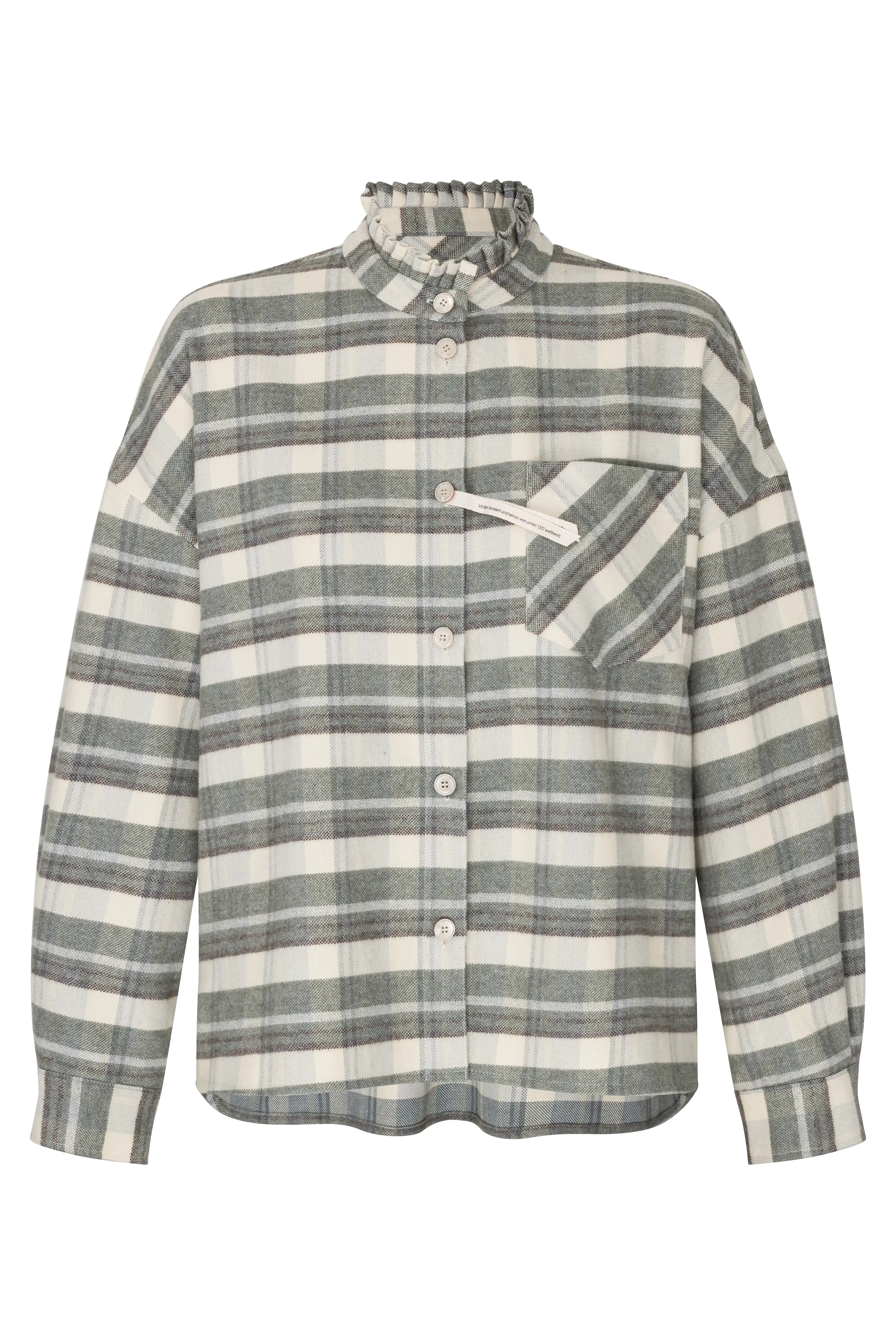 Karierte Flanellbluse VON&ZU