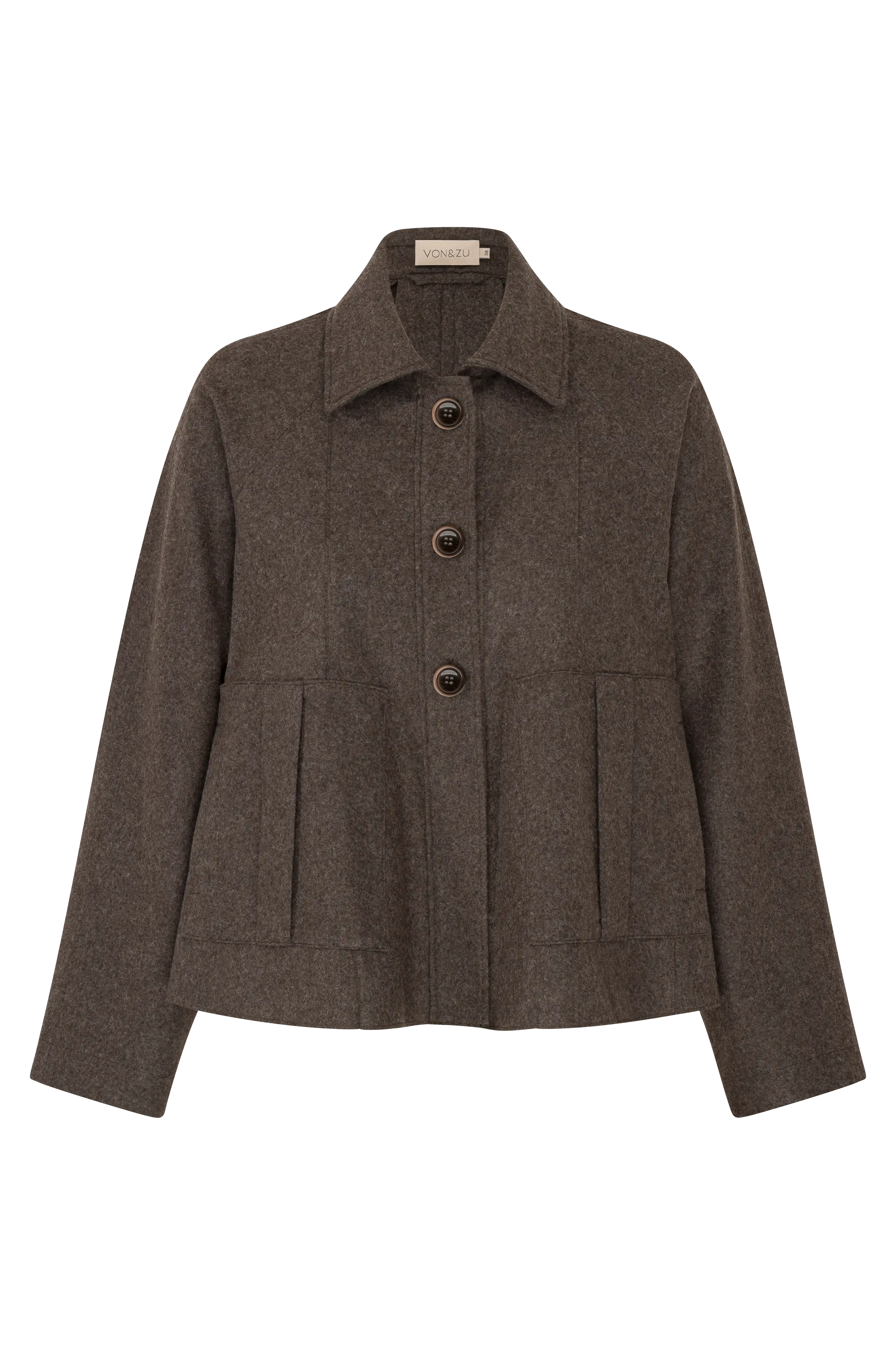 A-line loden jacket