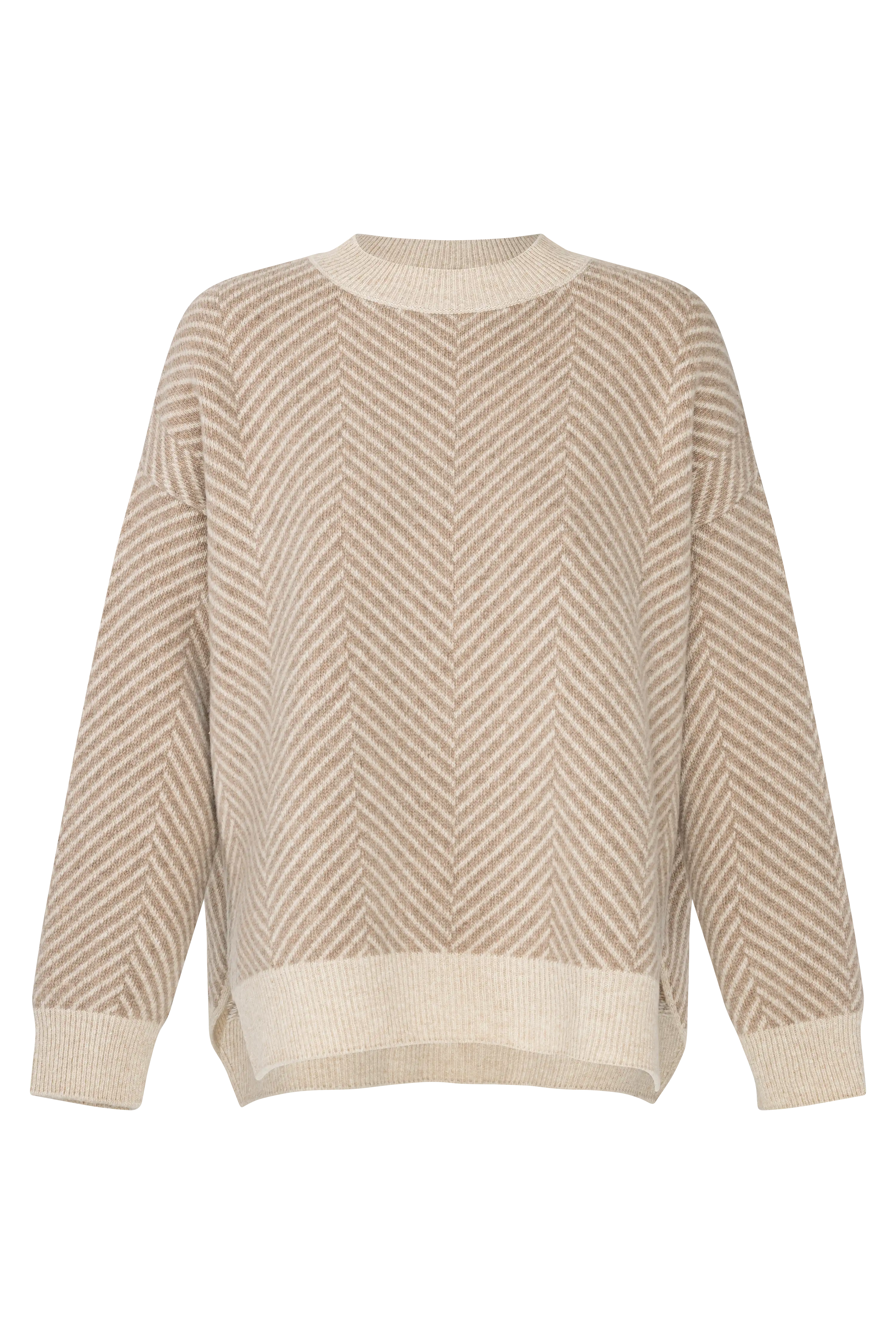 Strickpullover Fischgrat VON&ZU