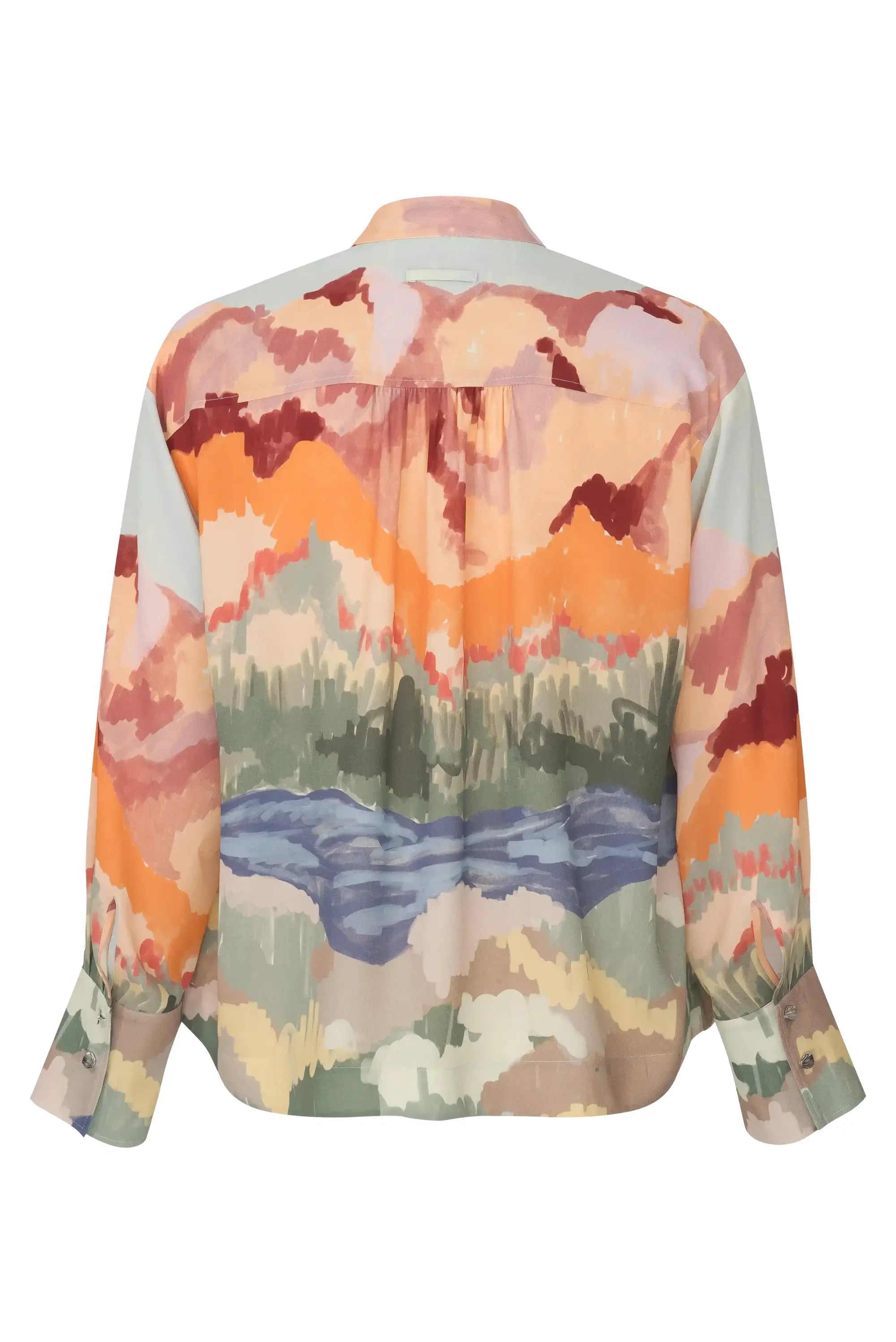 Viscosebluse mit Print