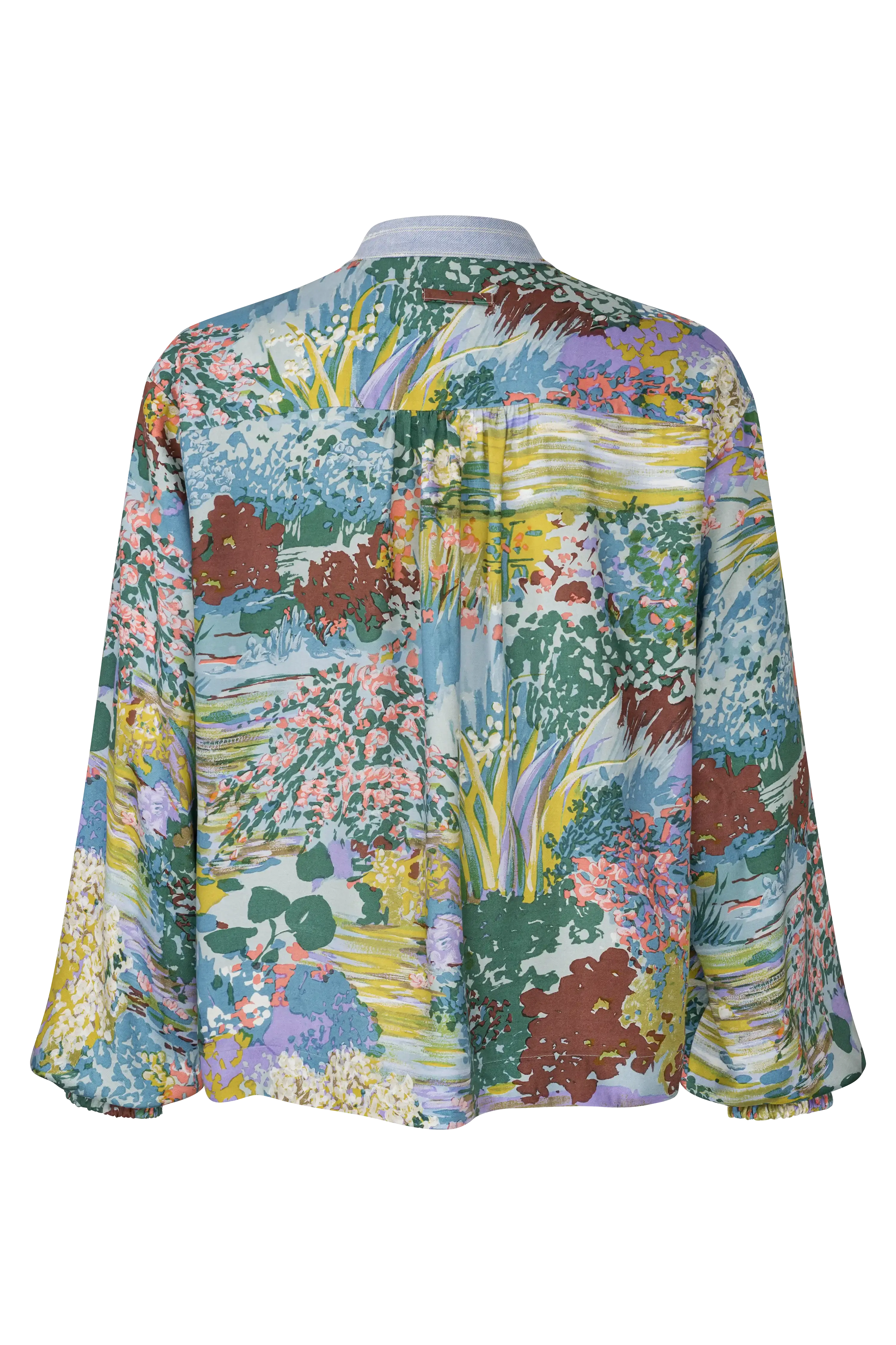 Viscosebluse mit Print VON&ZU