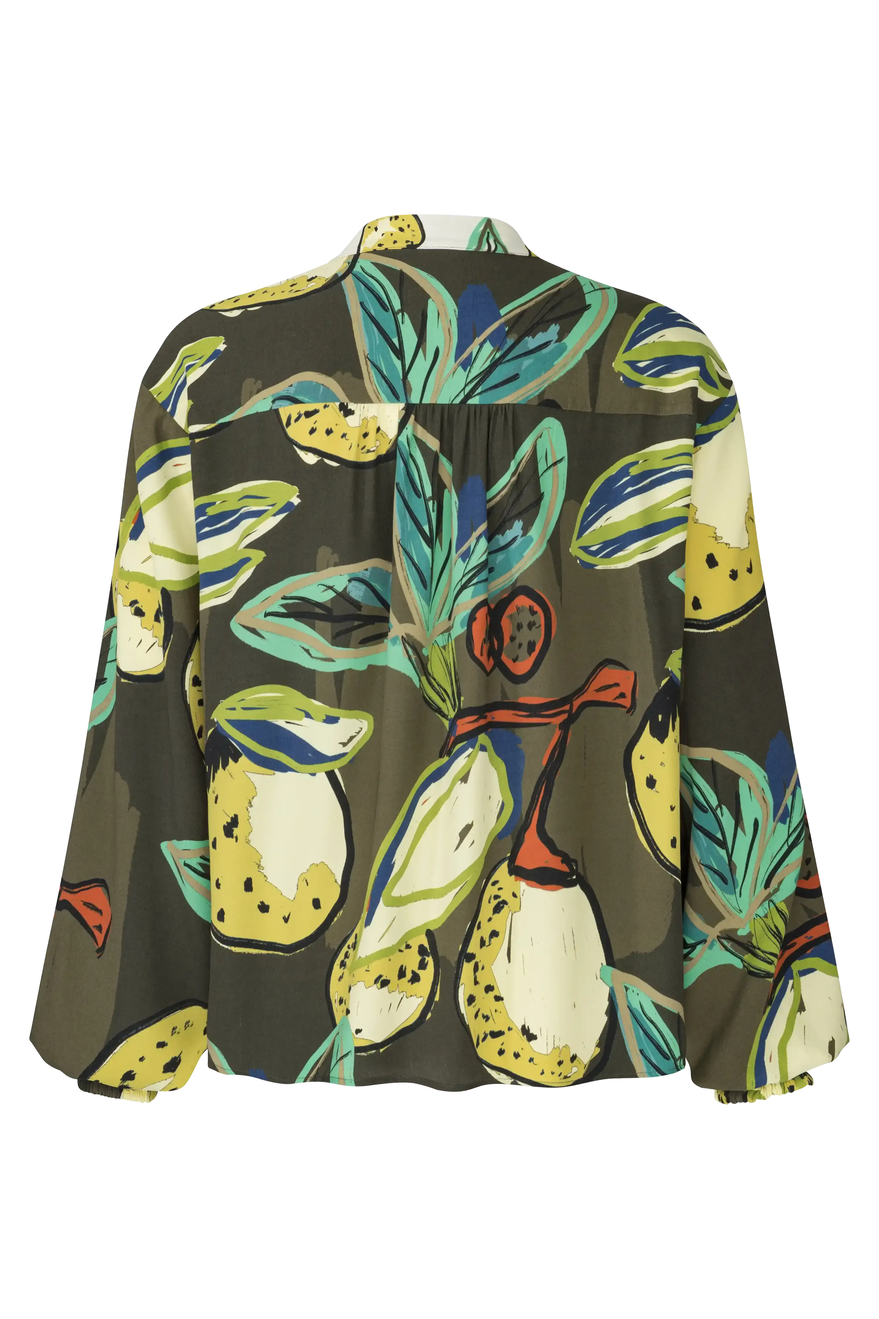 Viscosebluse mit Print VON&ZU