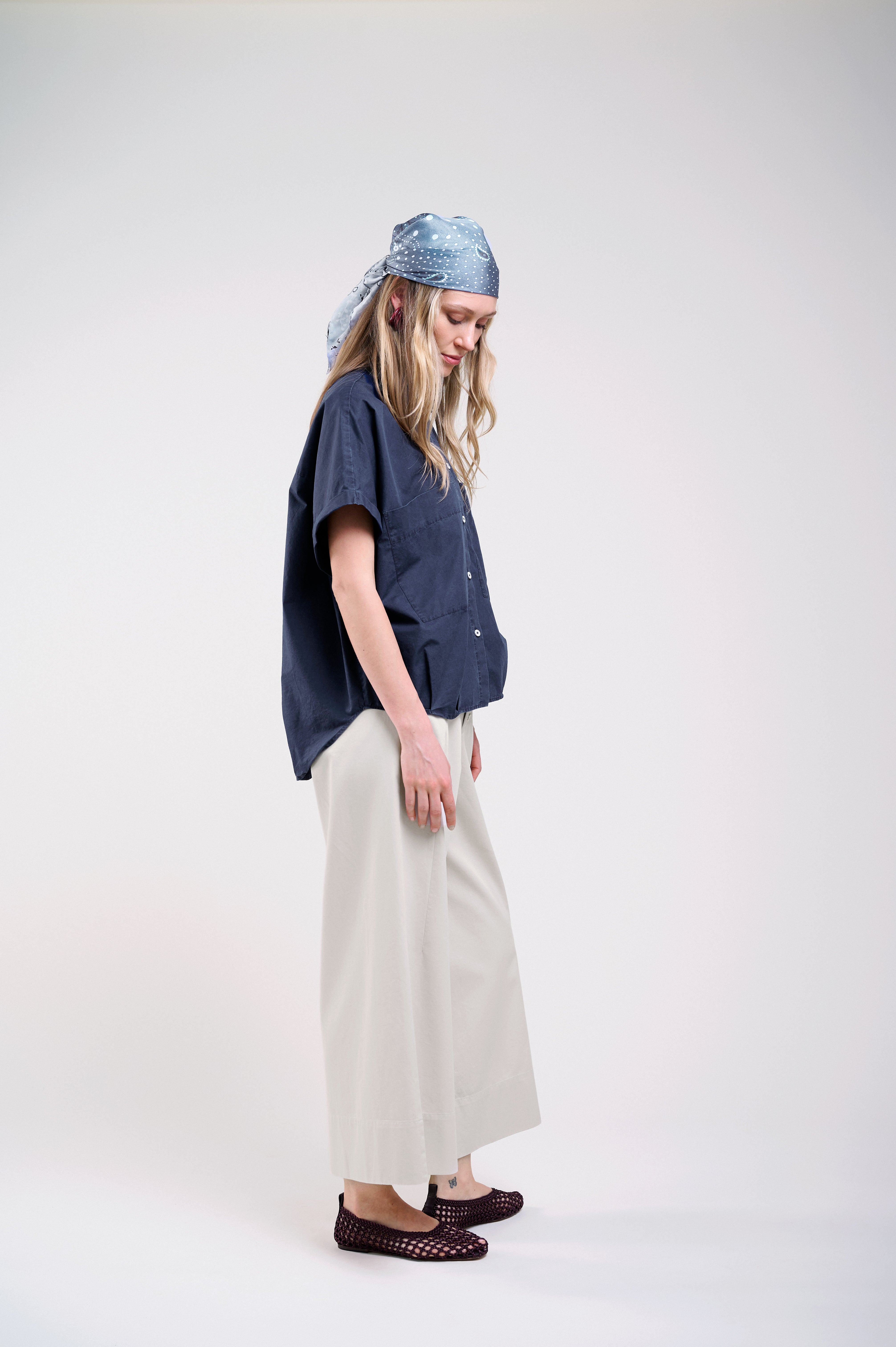 Oversized Popelinebluse