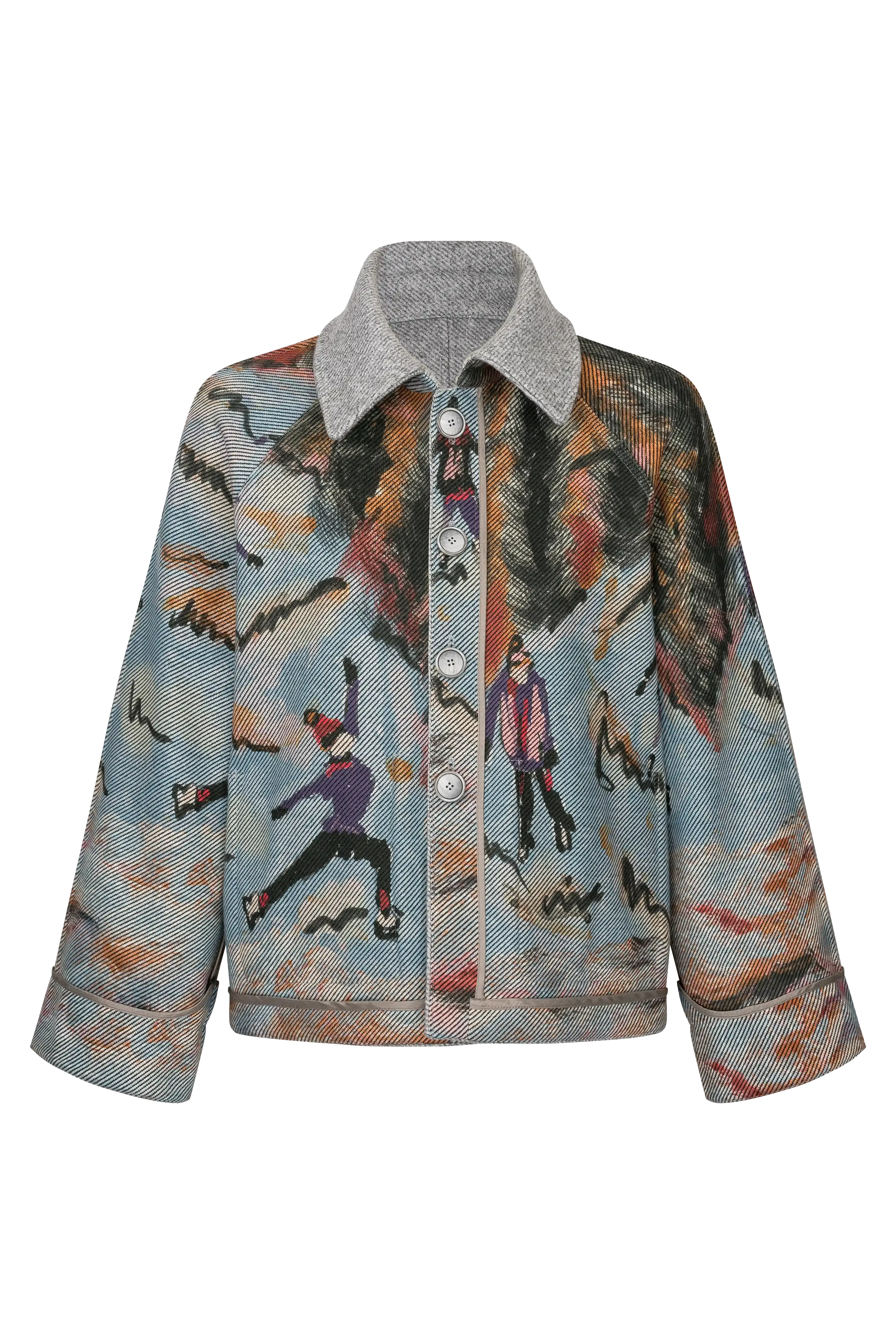 Wendejacke mit Raglanärmeln VON&ZU