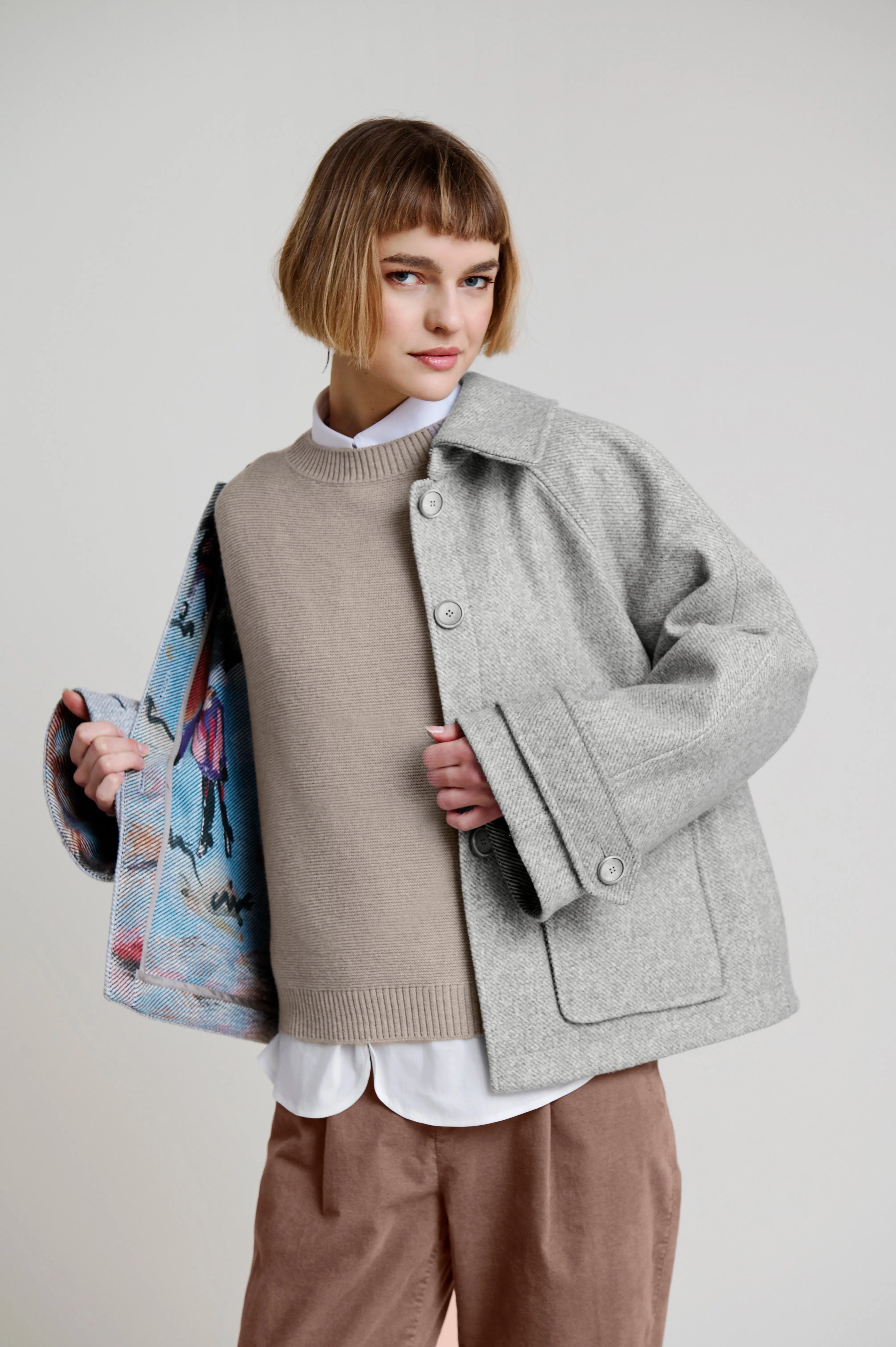 Wendejacke mit Raglanärmeln VON&ZU