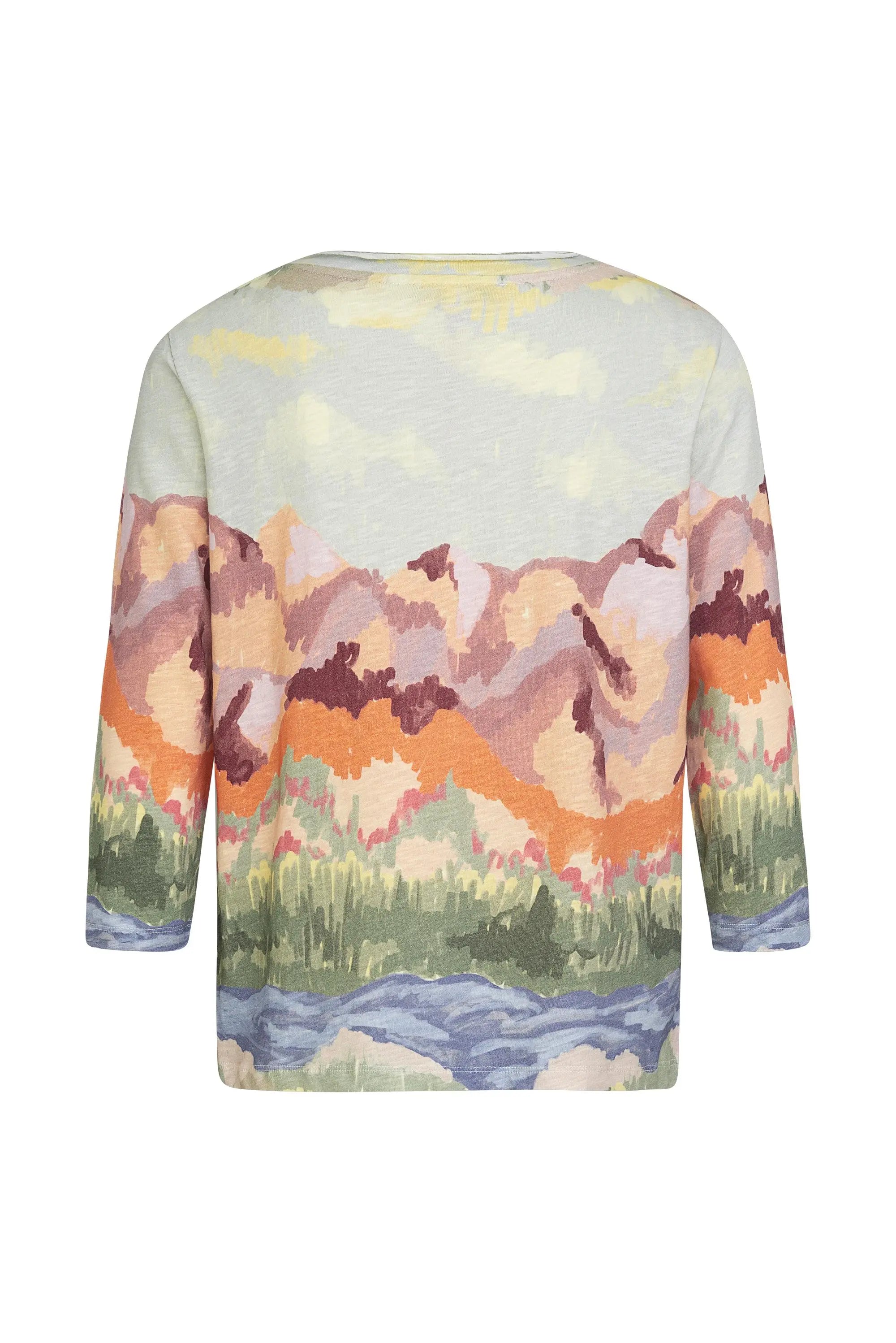 3/4 Ärmel Printshirt Landschaft VON&ZU