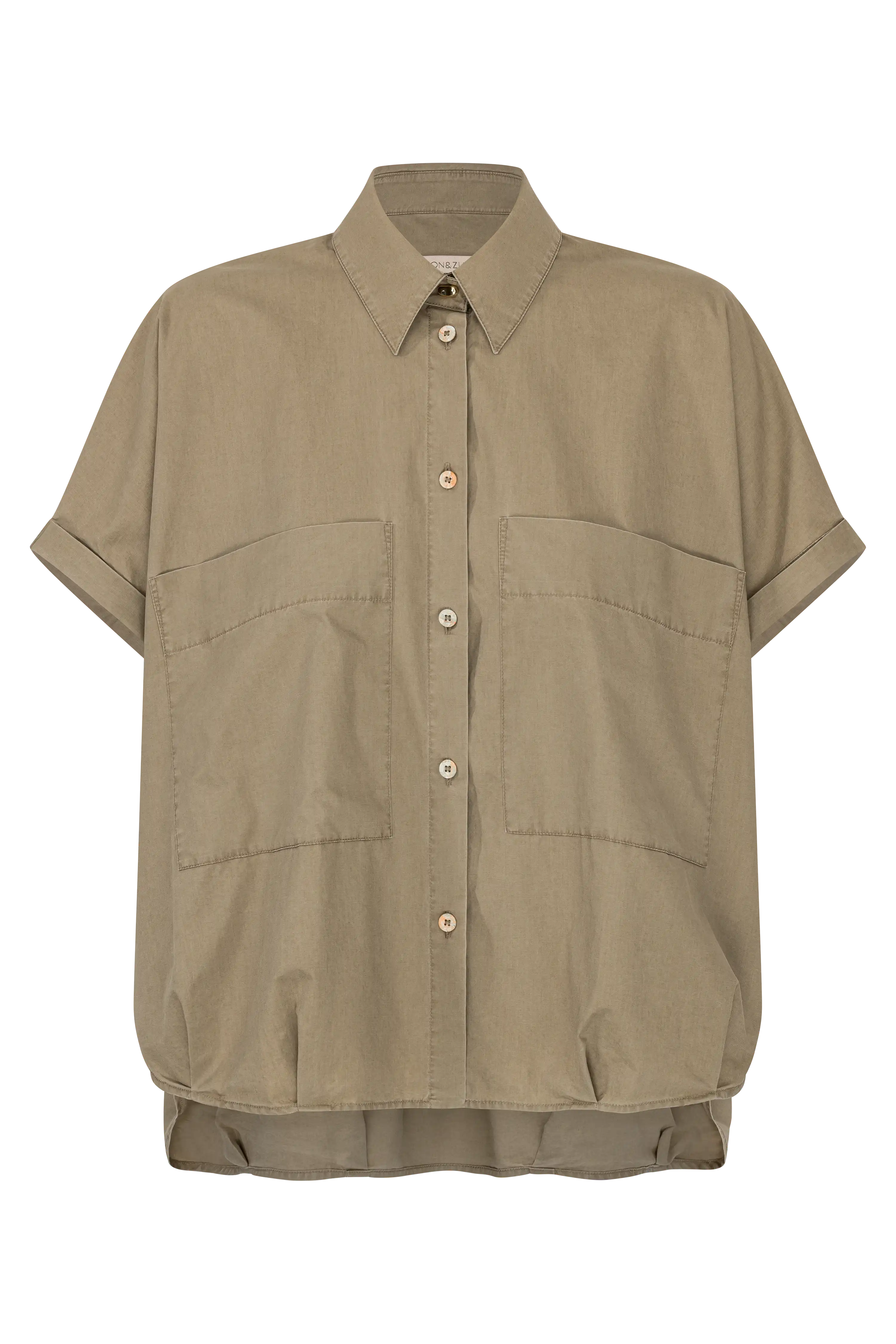 Oversized Popelinebluse