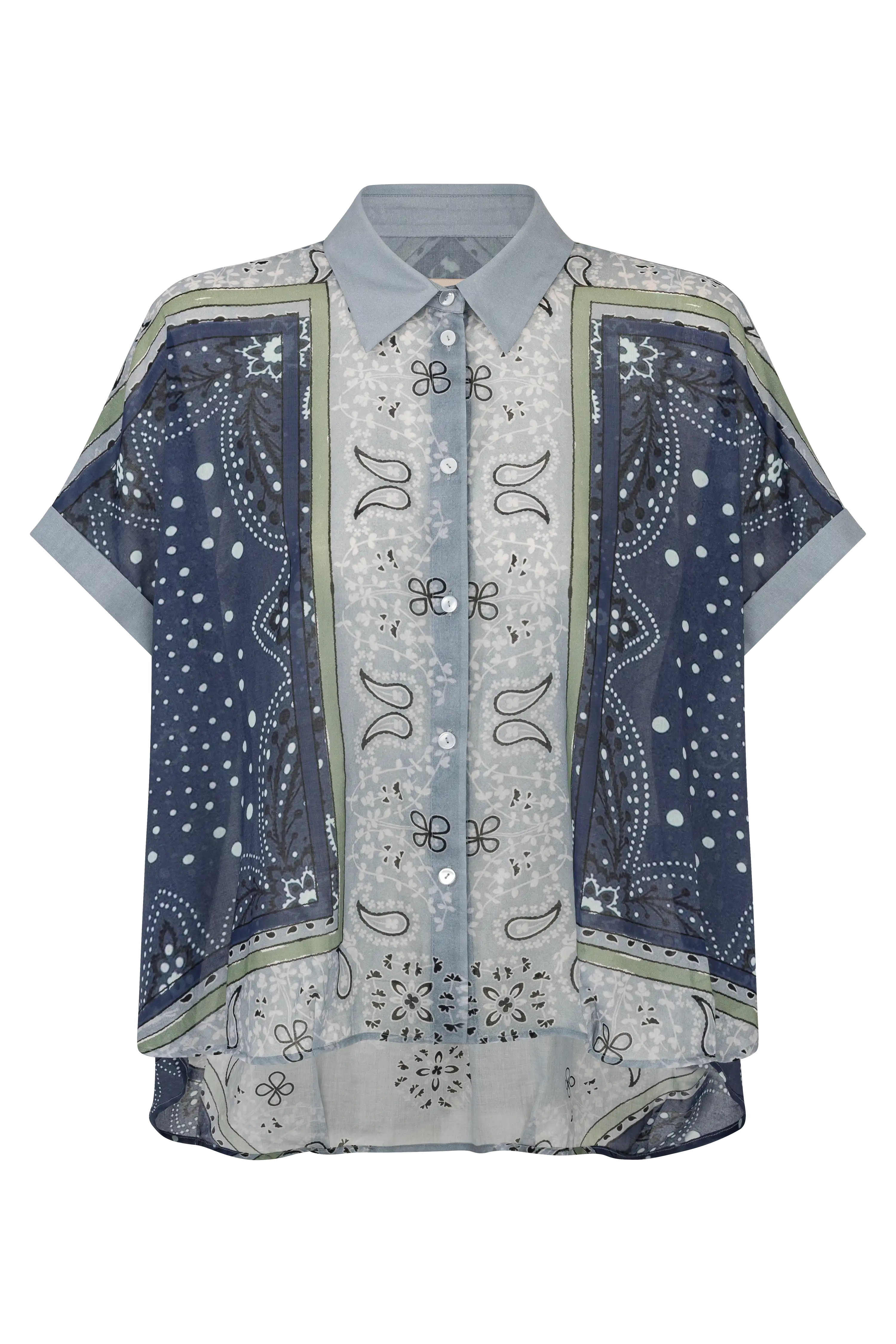 Oversized Printbluse