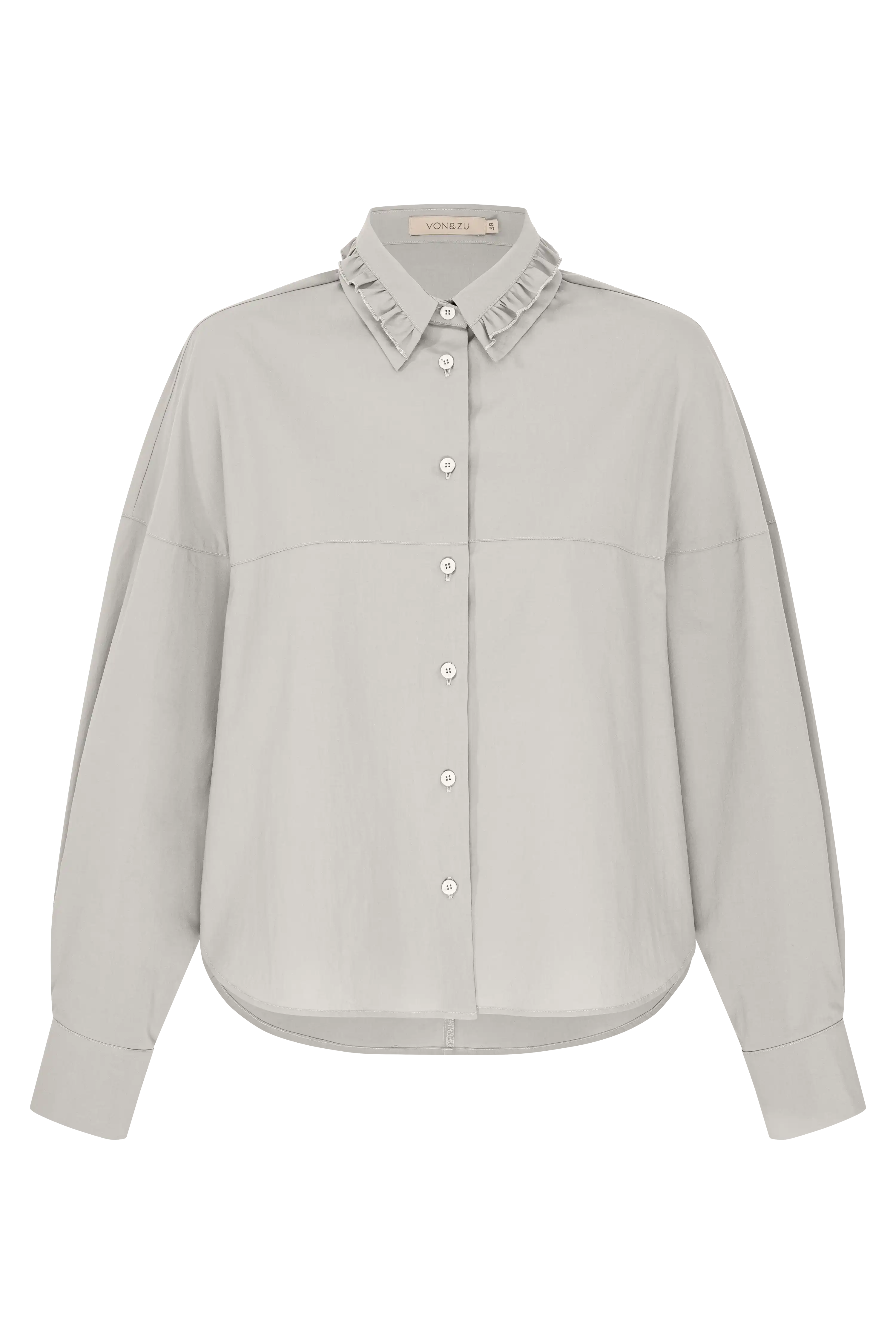 Weite Popelinebluse