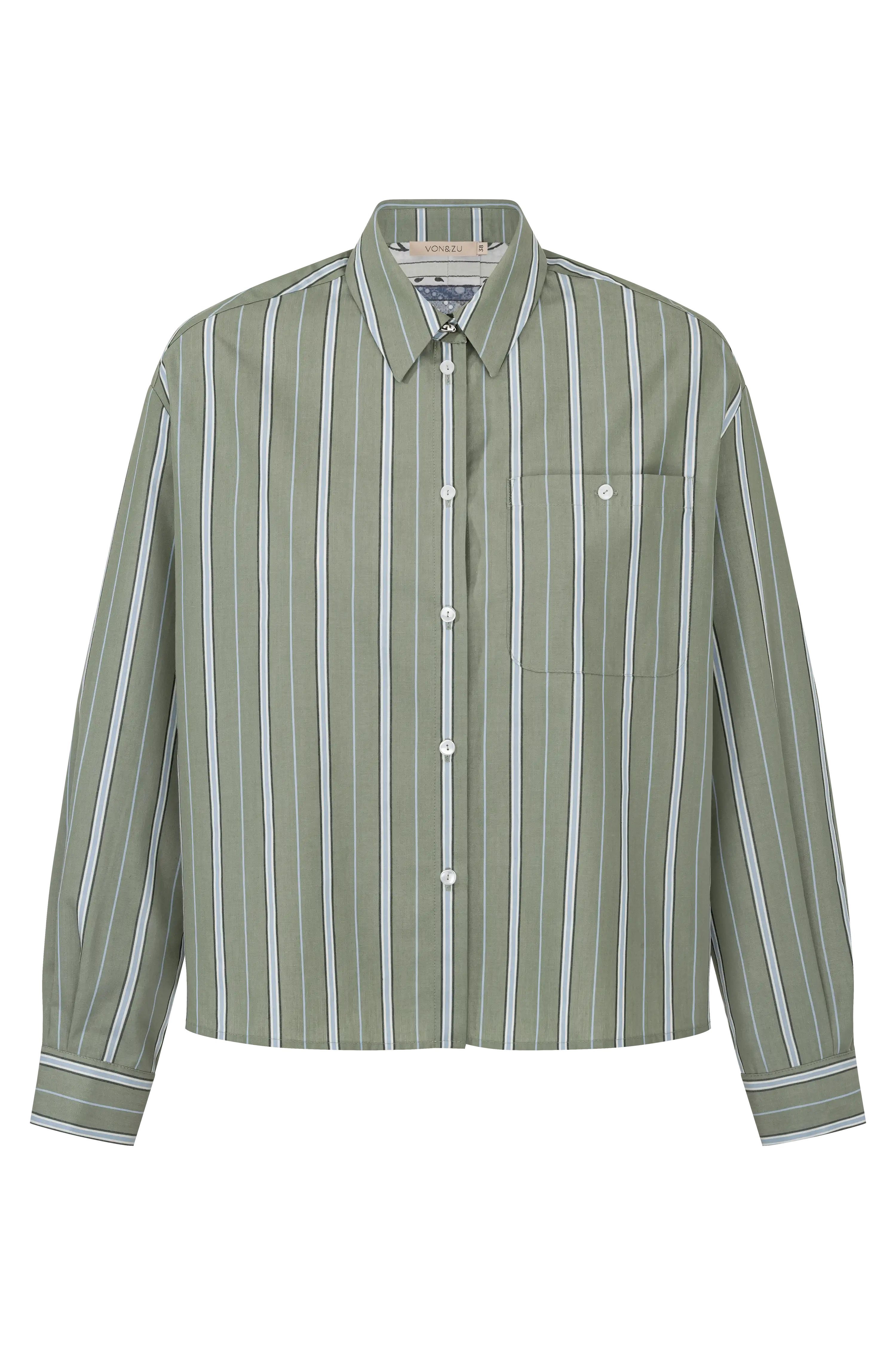 Streifen Mix-Bluse
