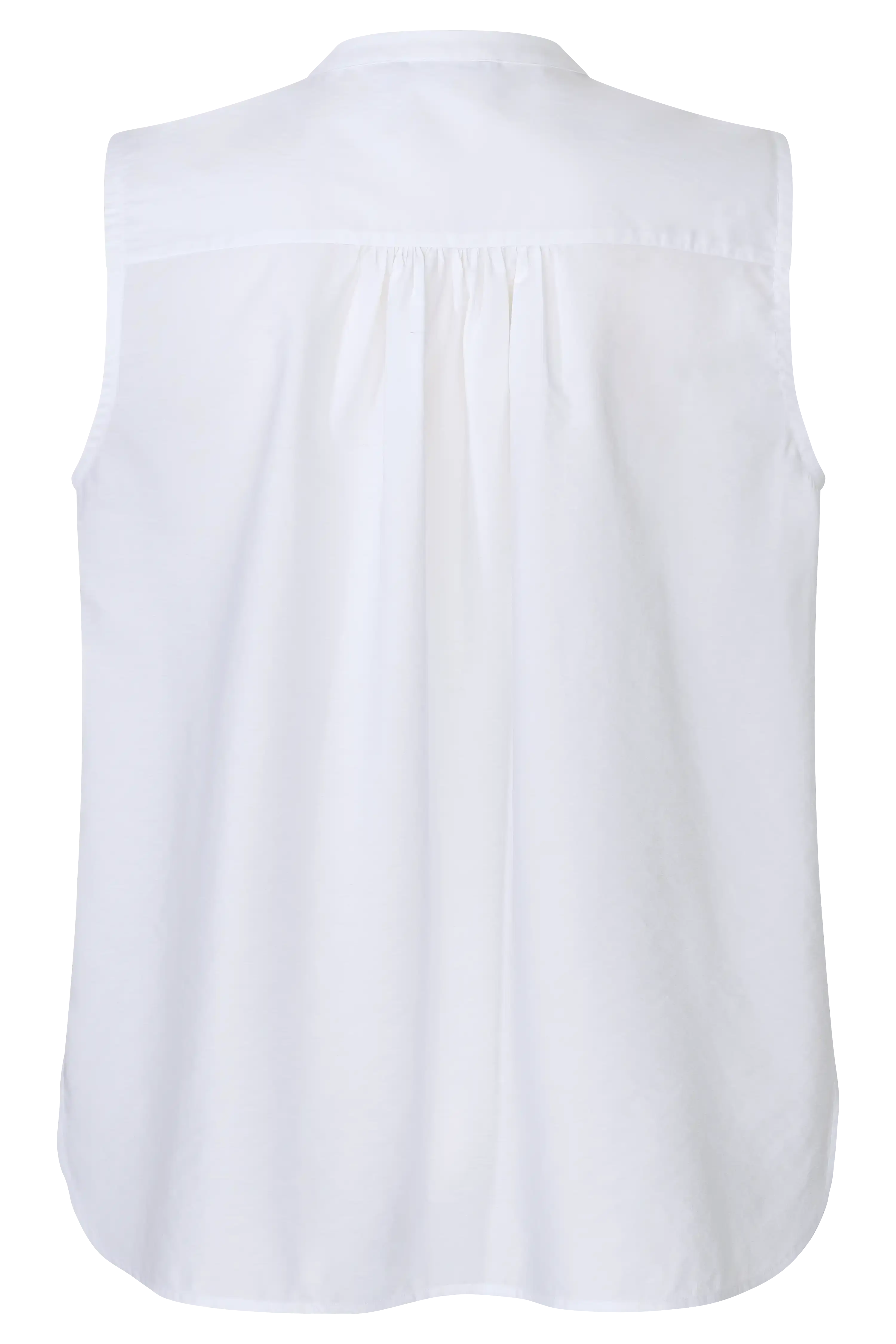 Ärmellose Popelinebluse VON&ZU