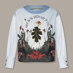 Blusensweatshirt mit Print VON&ZU