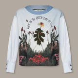 Blusensweatshirt mit Print VON&ZU