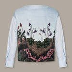 Blusensweatshirt mit Print VON&ZU