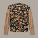 Blusensweatshirt mit Print VON&ZU