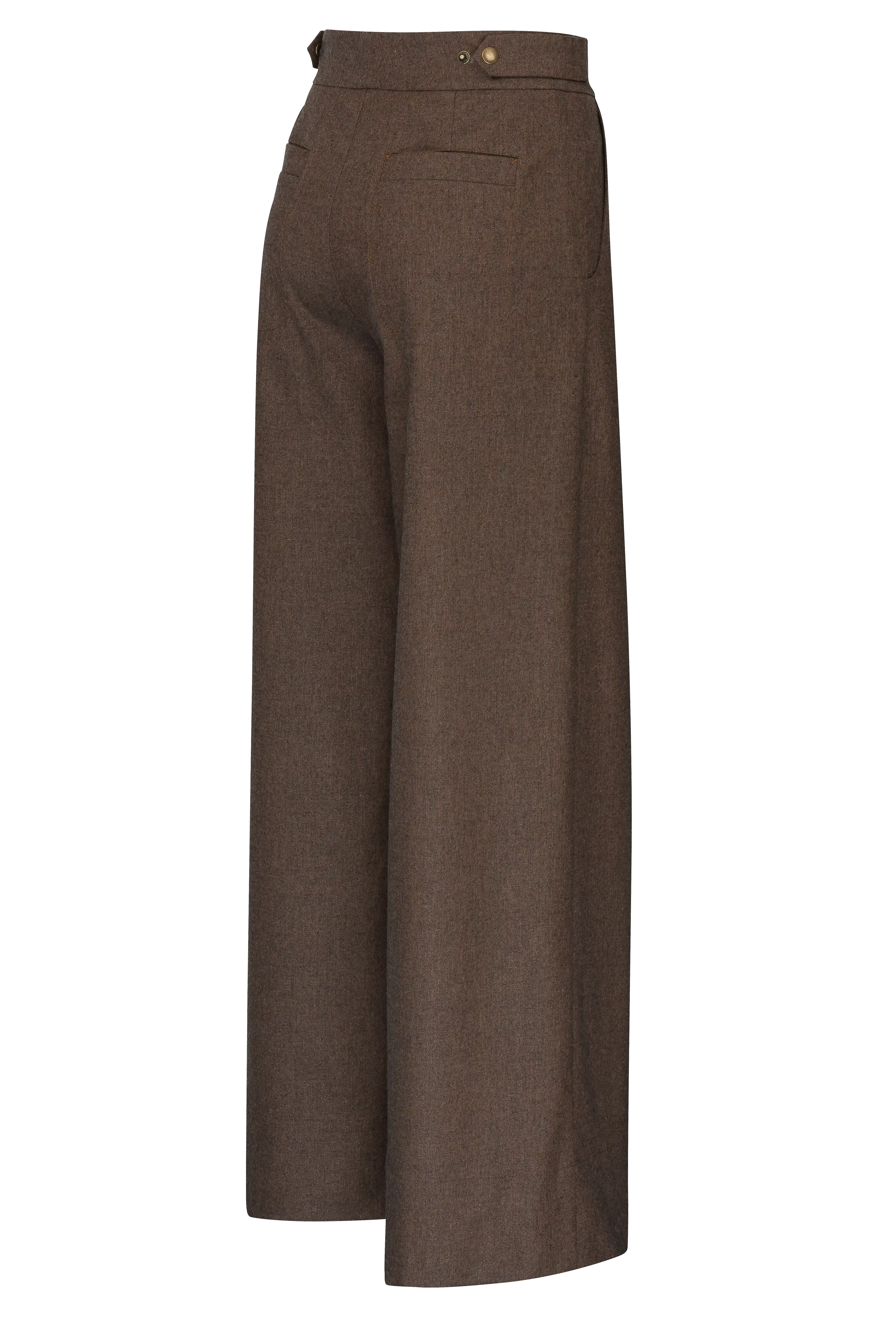 Bundfaltenhose mit weitem Bein VON&ZU