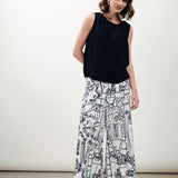 Culotte mit Print VON&ZU