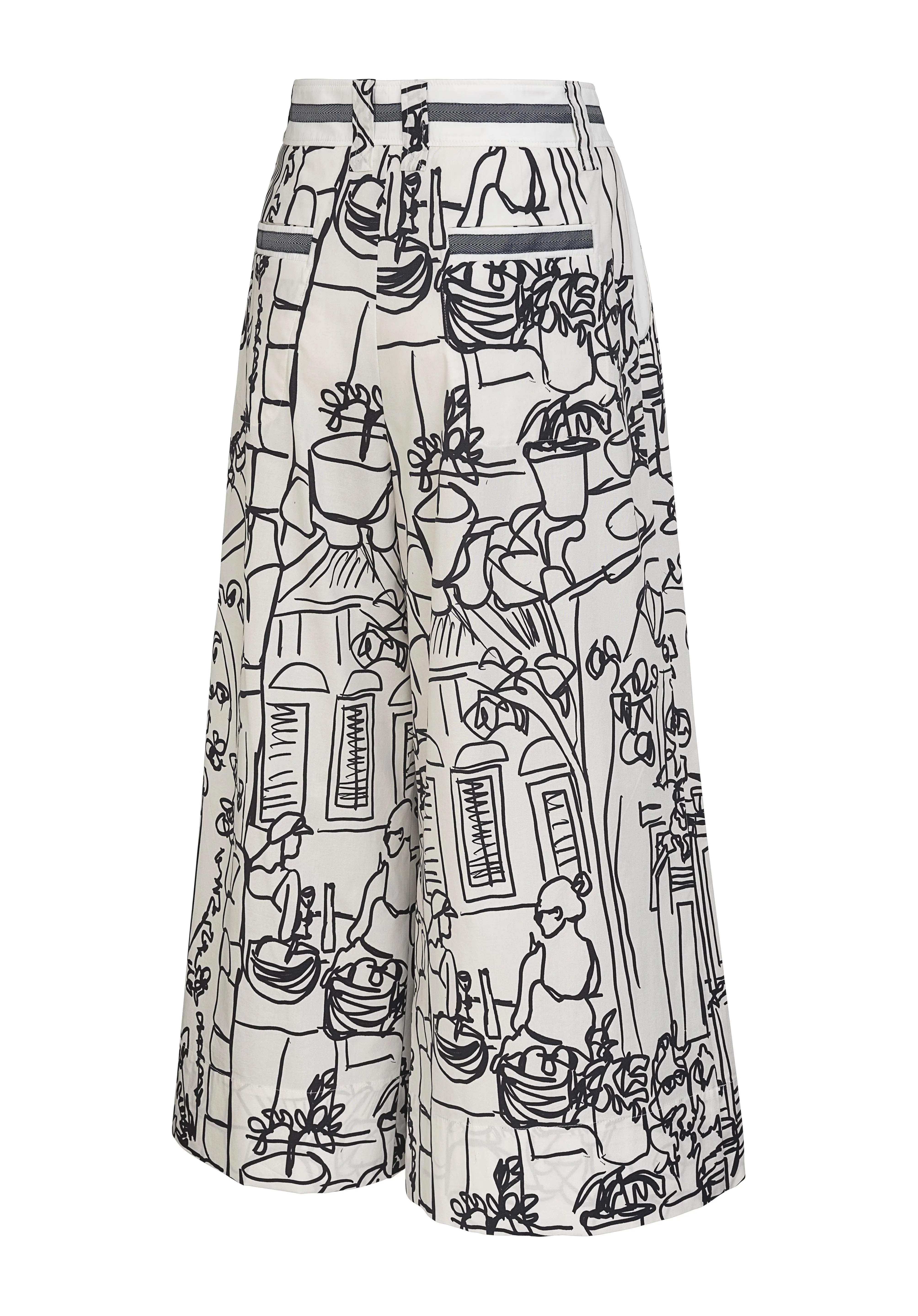 Culotte mit Print VON&ZU