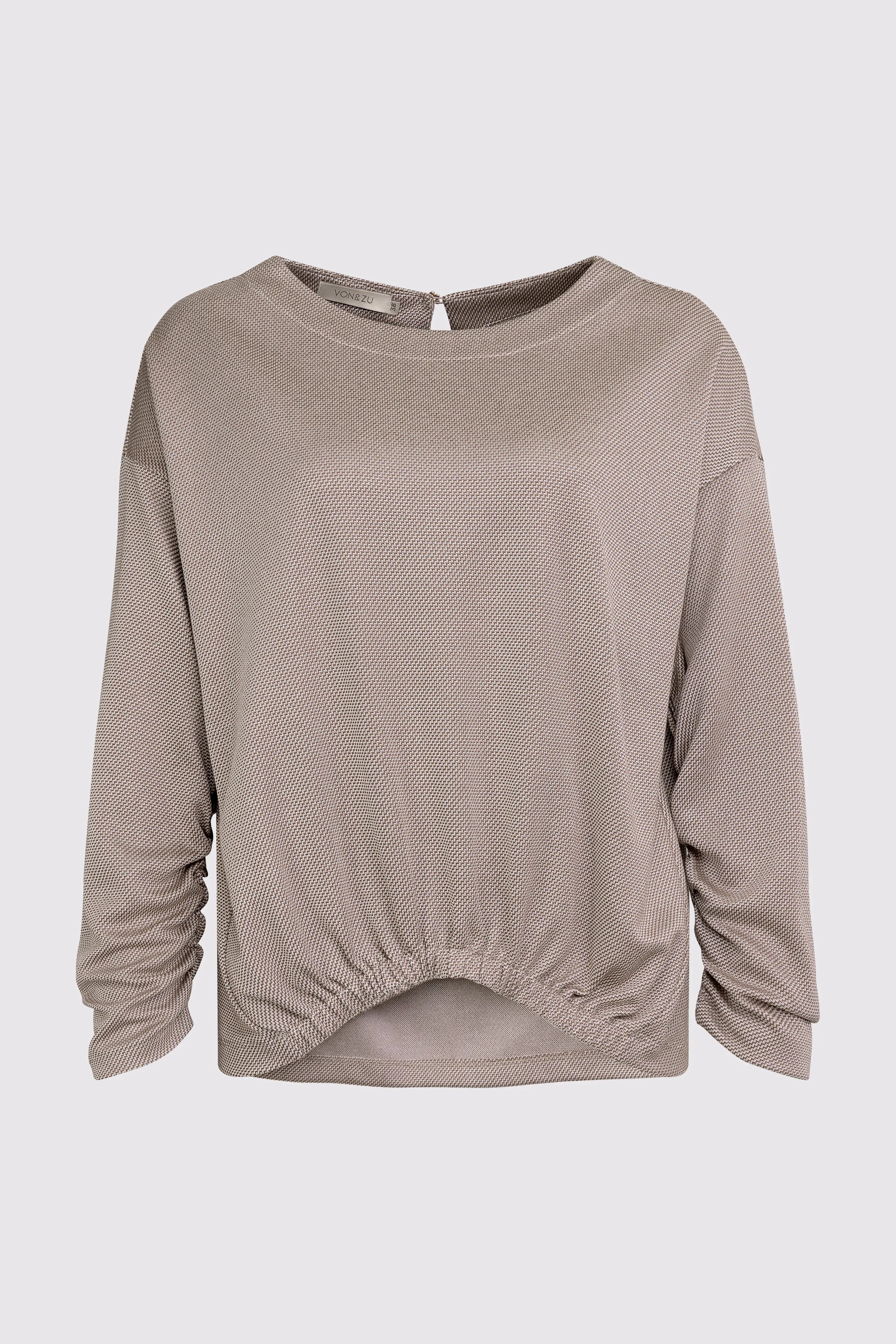 Edler Pullover aus Jerseyjacquard VON&ZU