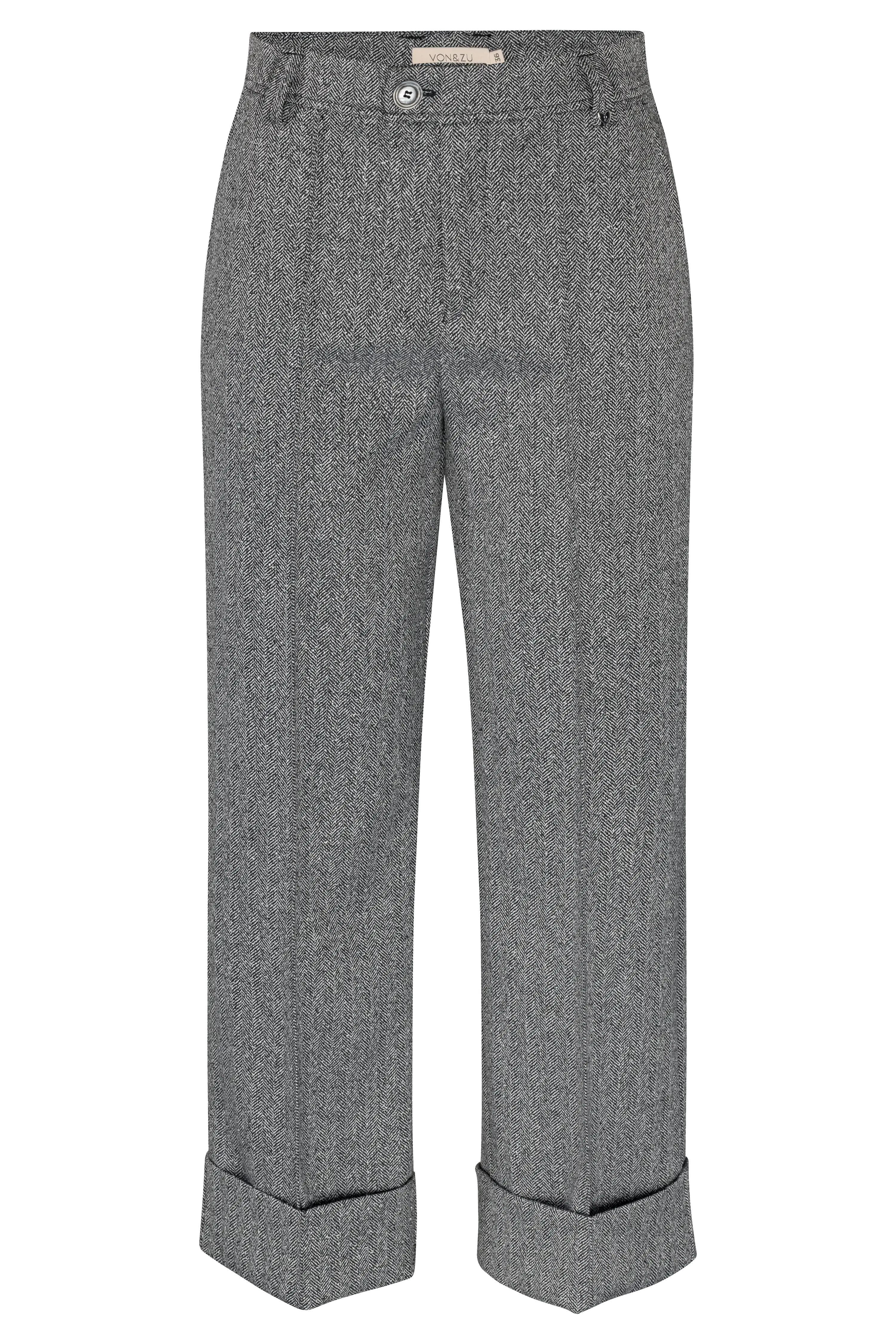 Gerade Hose mit Aufschlag VON&ZU