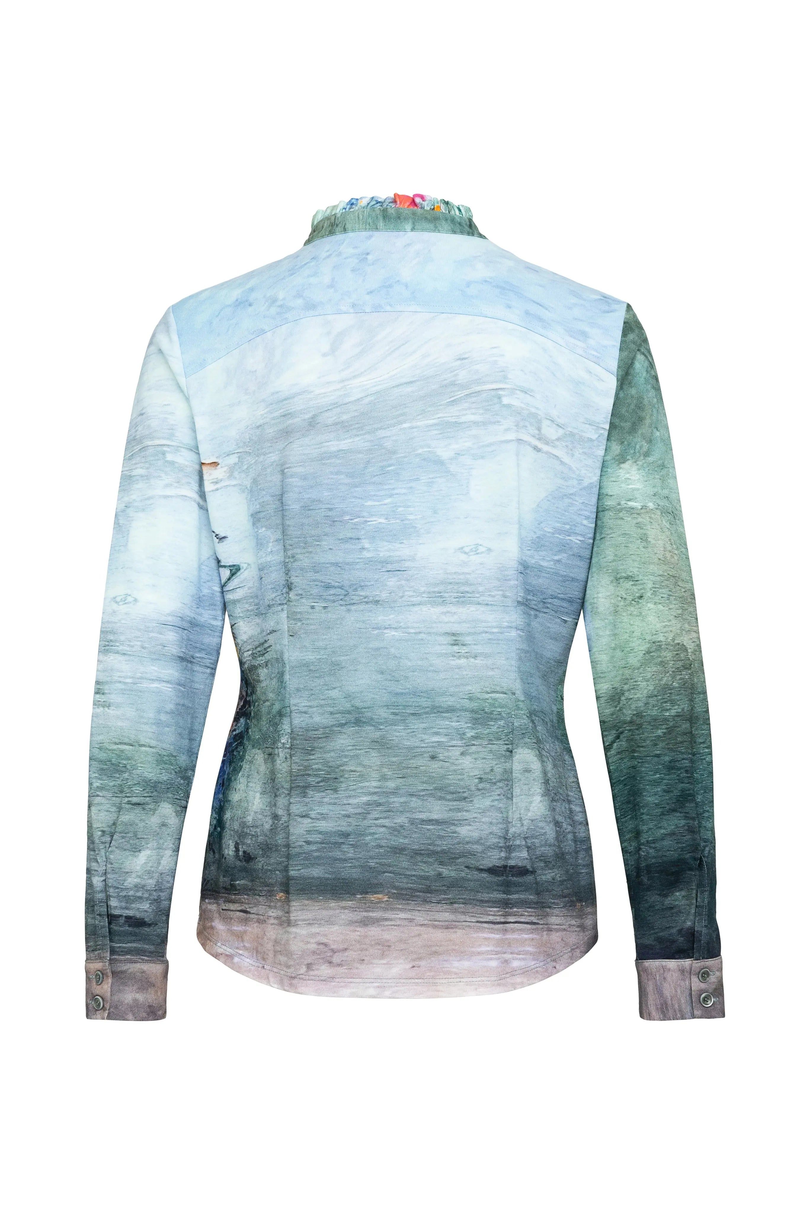 Jerseybluse mit Print VON&ZU