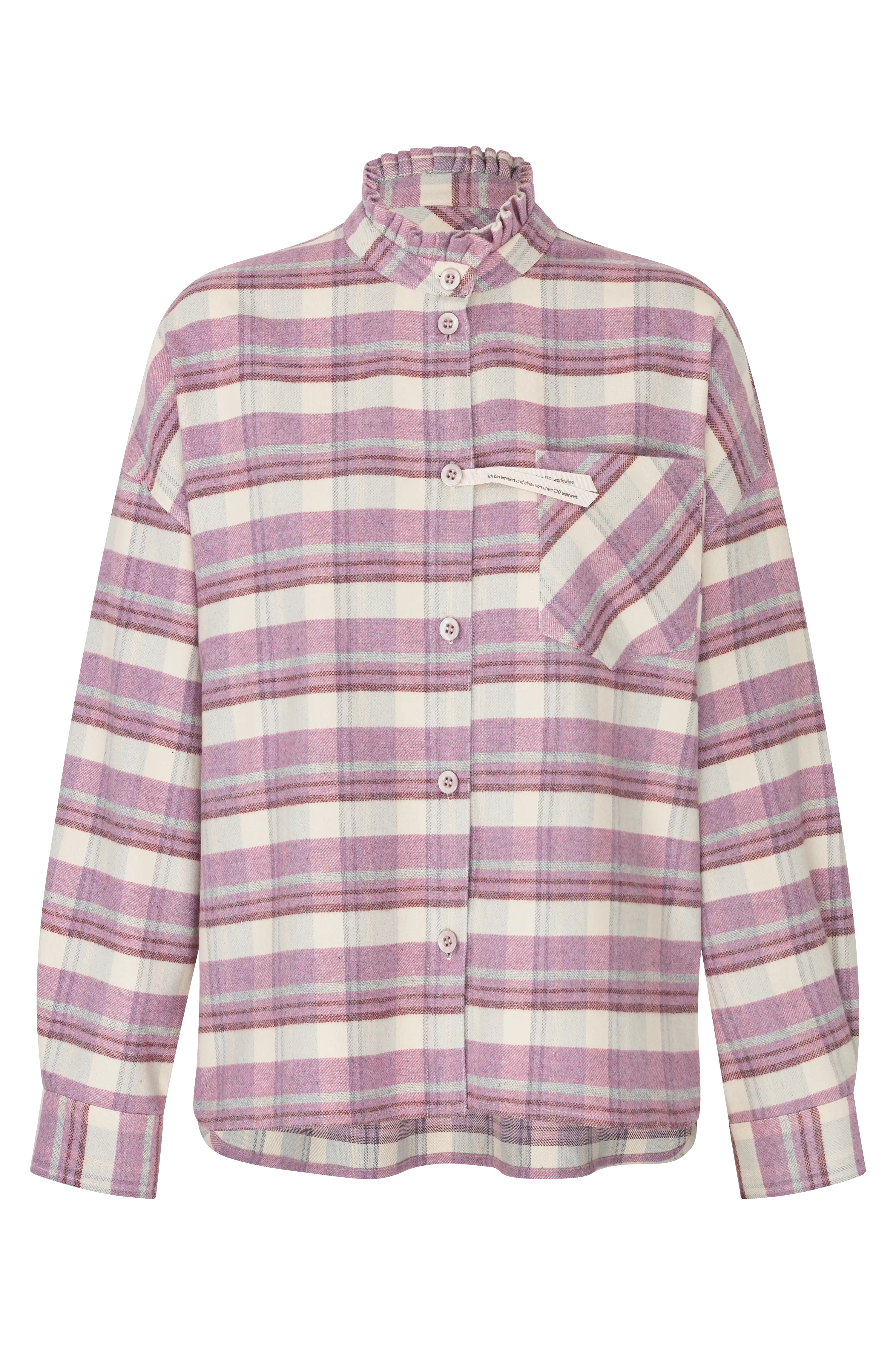 Karierte Flanellbluse VON&ZU