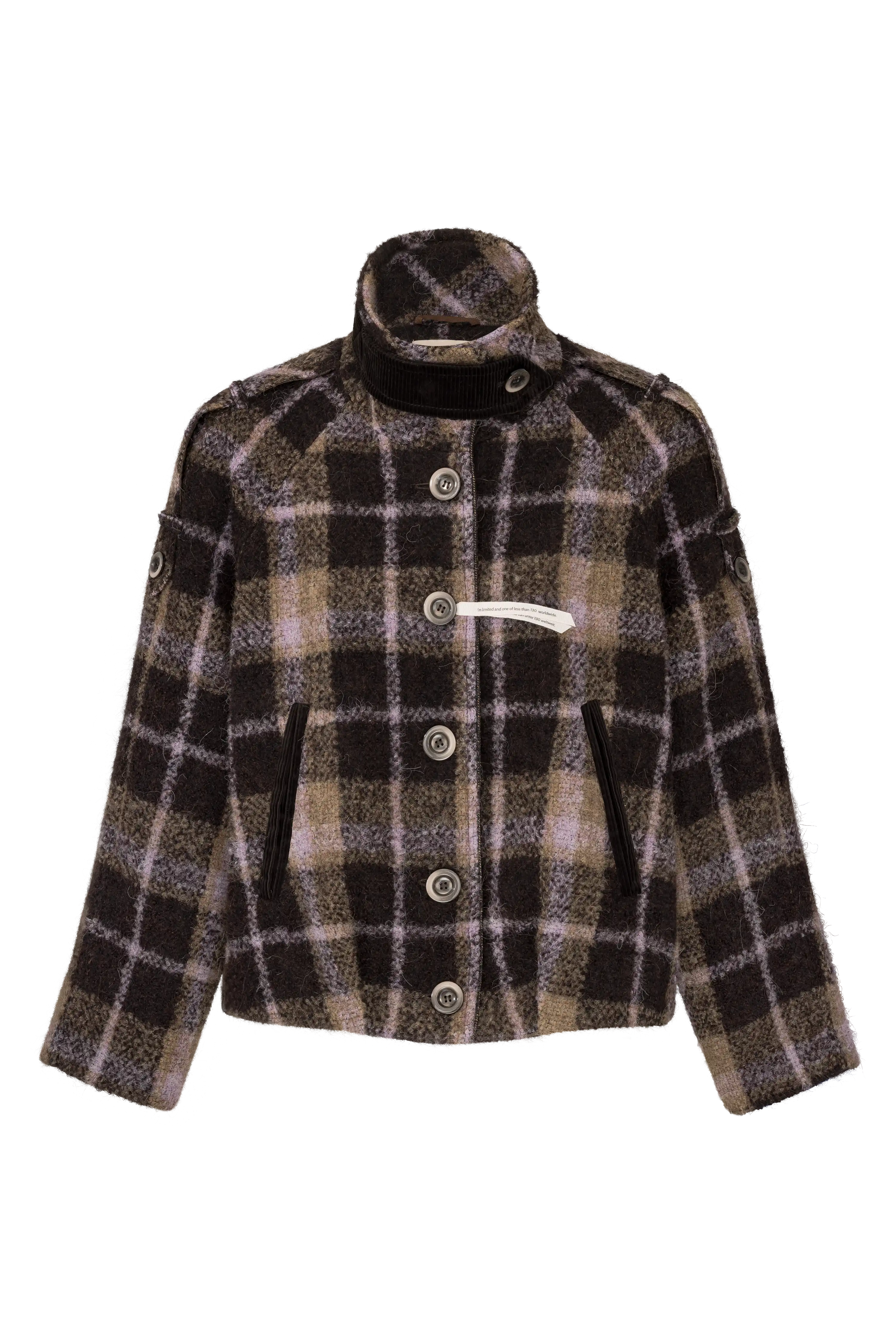 Kurzjacke Rosa kariert VON&ZU