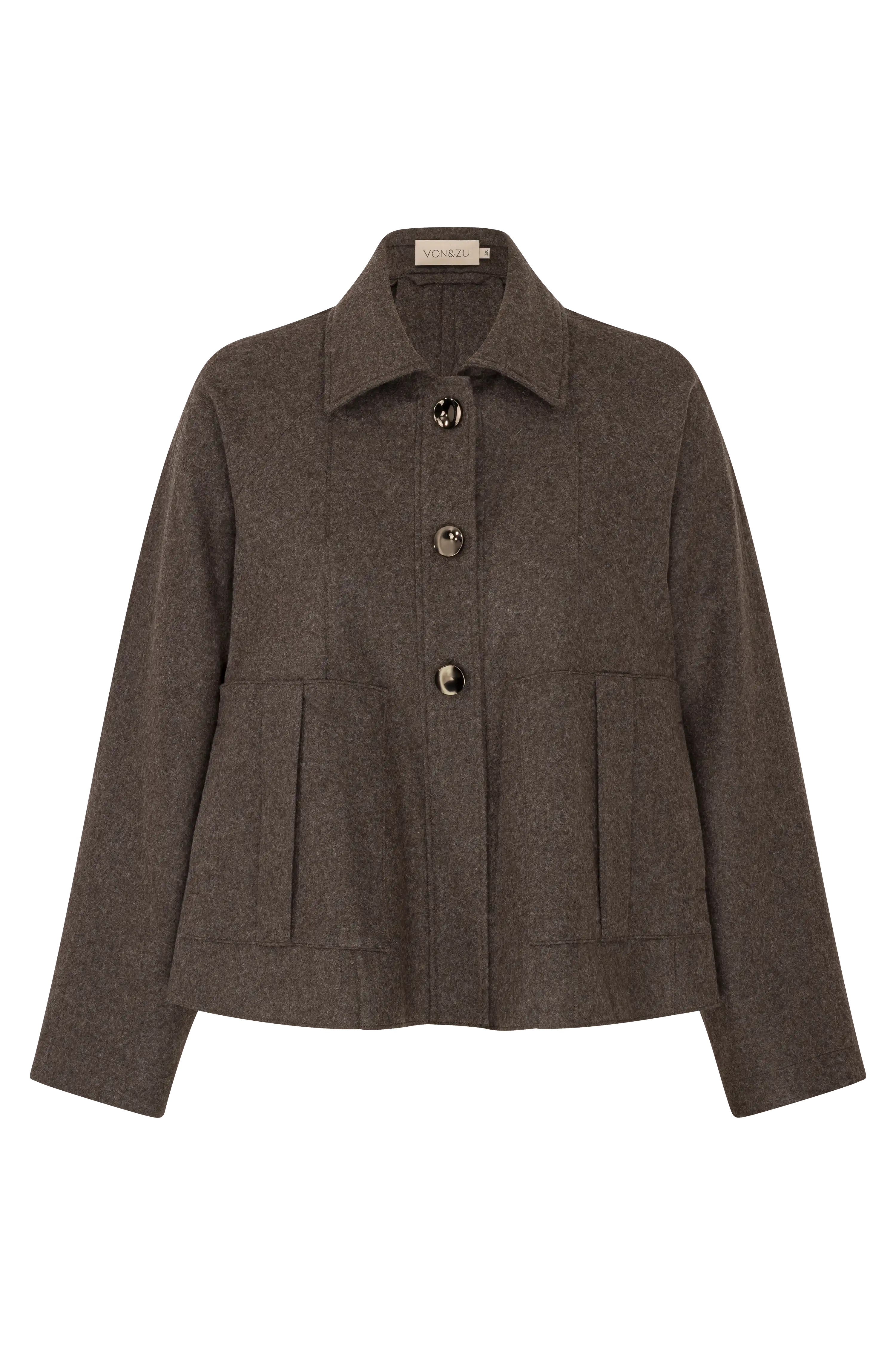 Lodenjacke in A-Linie VON&ZU