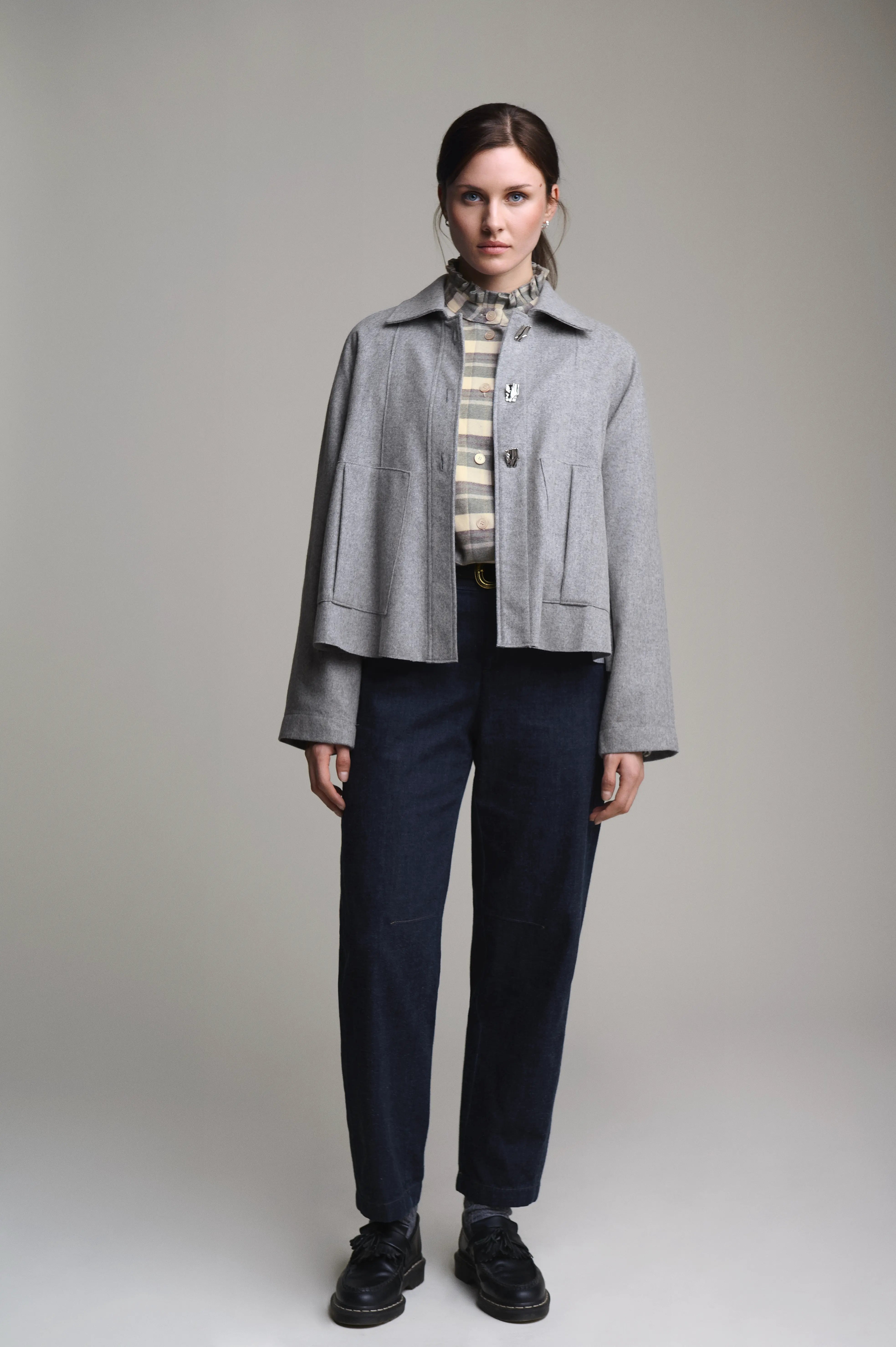 Lodenjacke in A-Linie VON&ZU