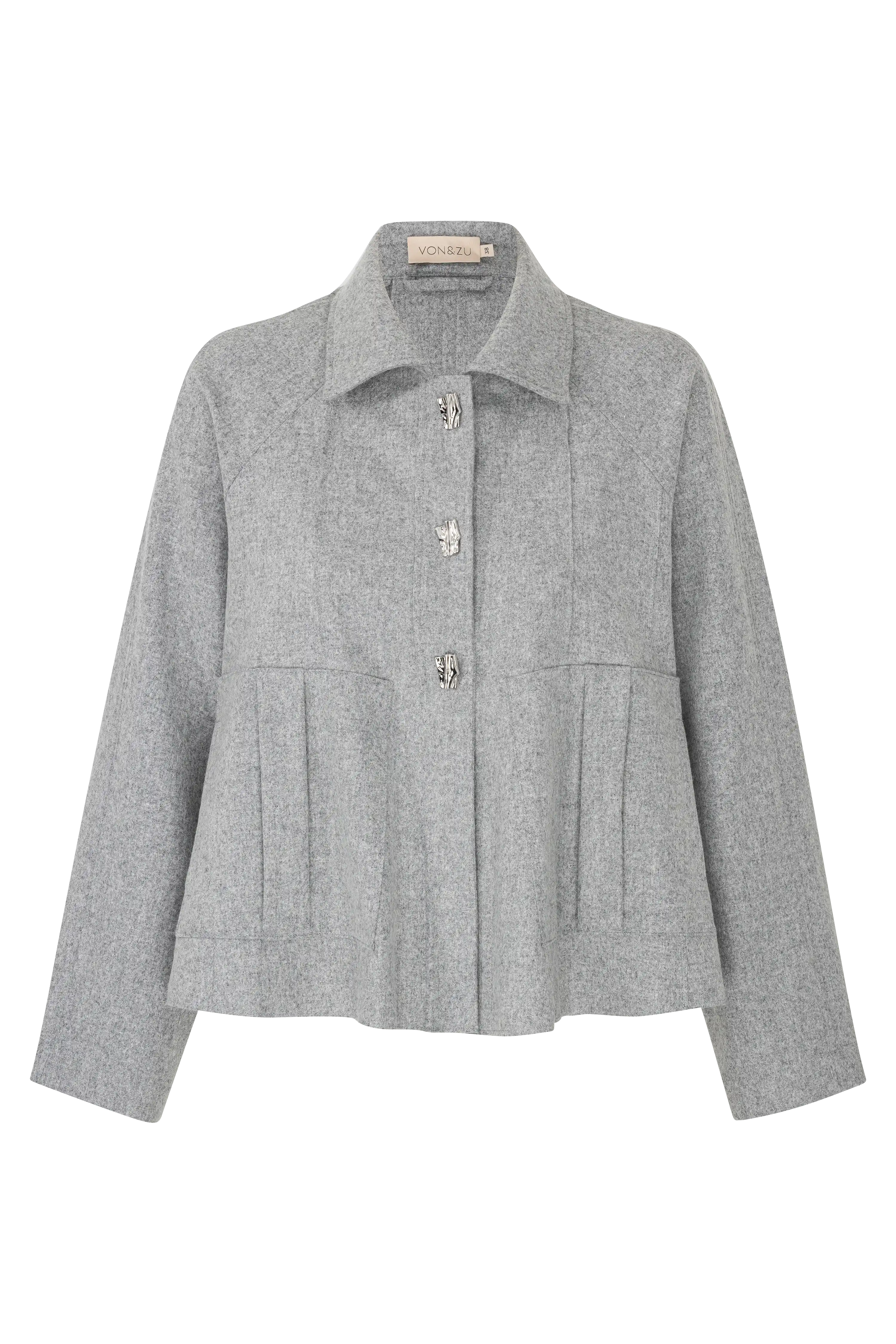 Lodenjacke in A-Linie VON&ZU