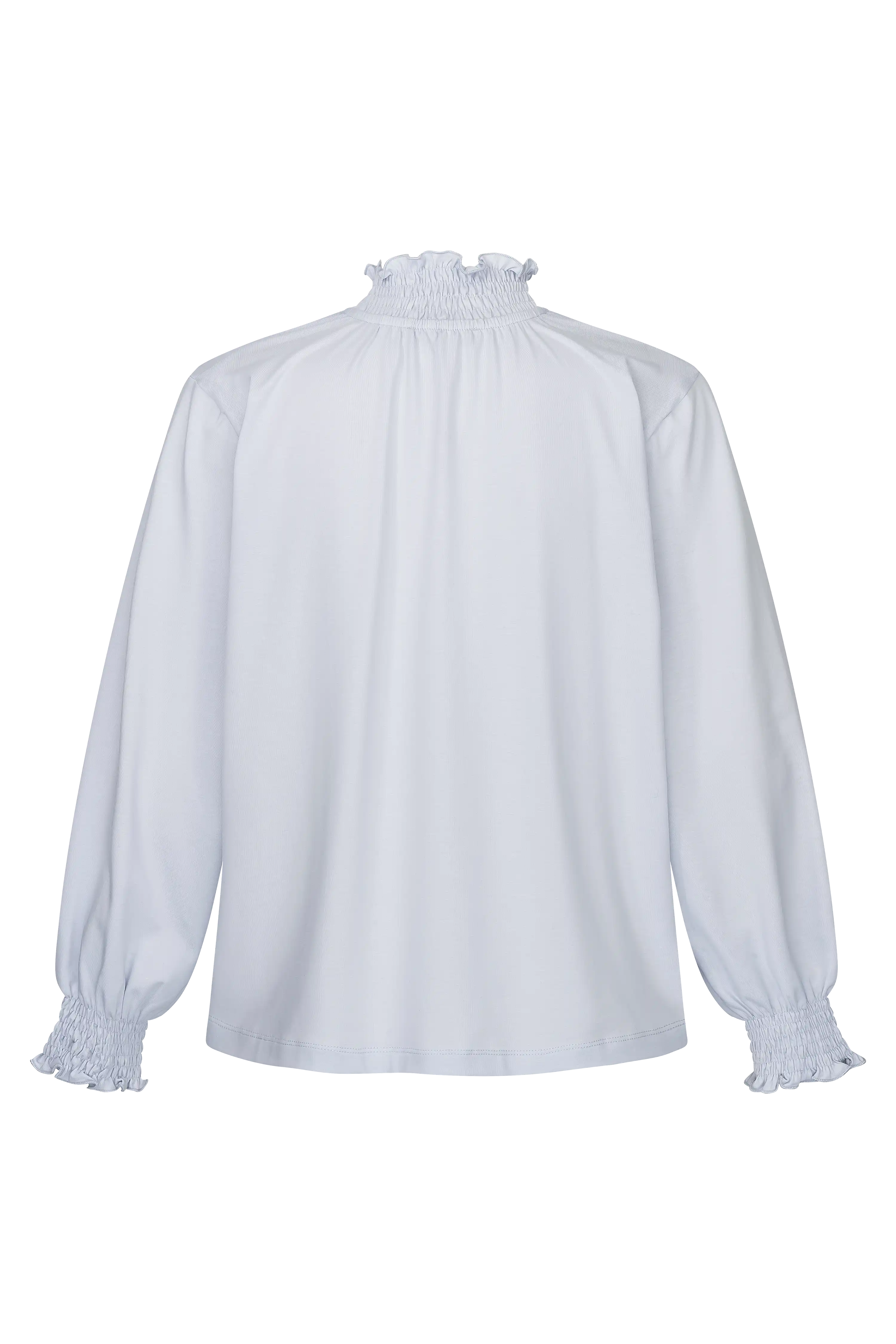 Longsleeve mit gesmoktem Kragen VON&ZU