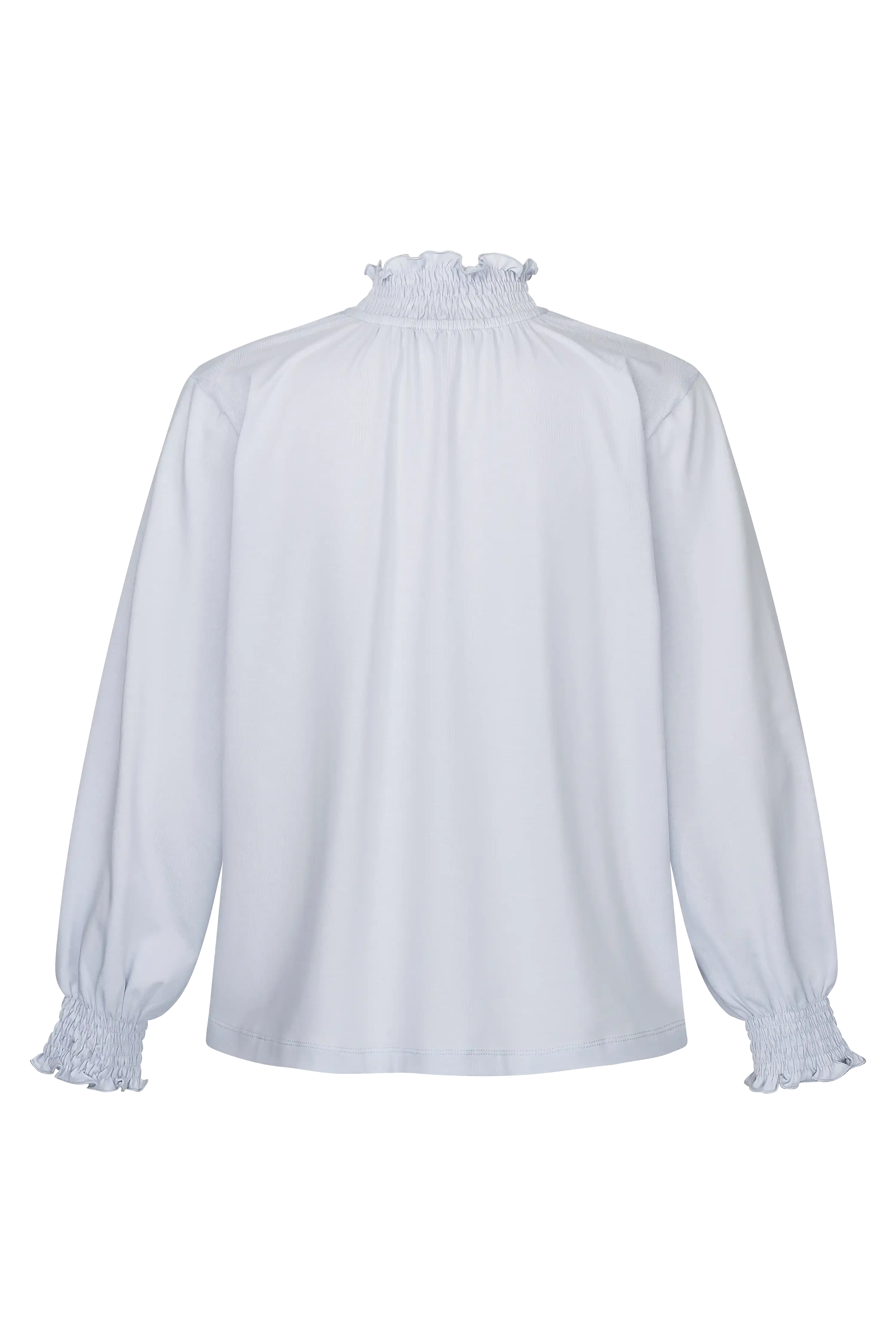 Longsleeve mit gesmoktem Kragen VON&ZU