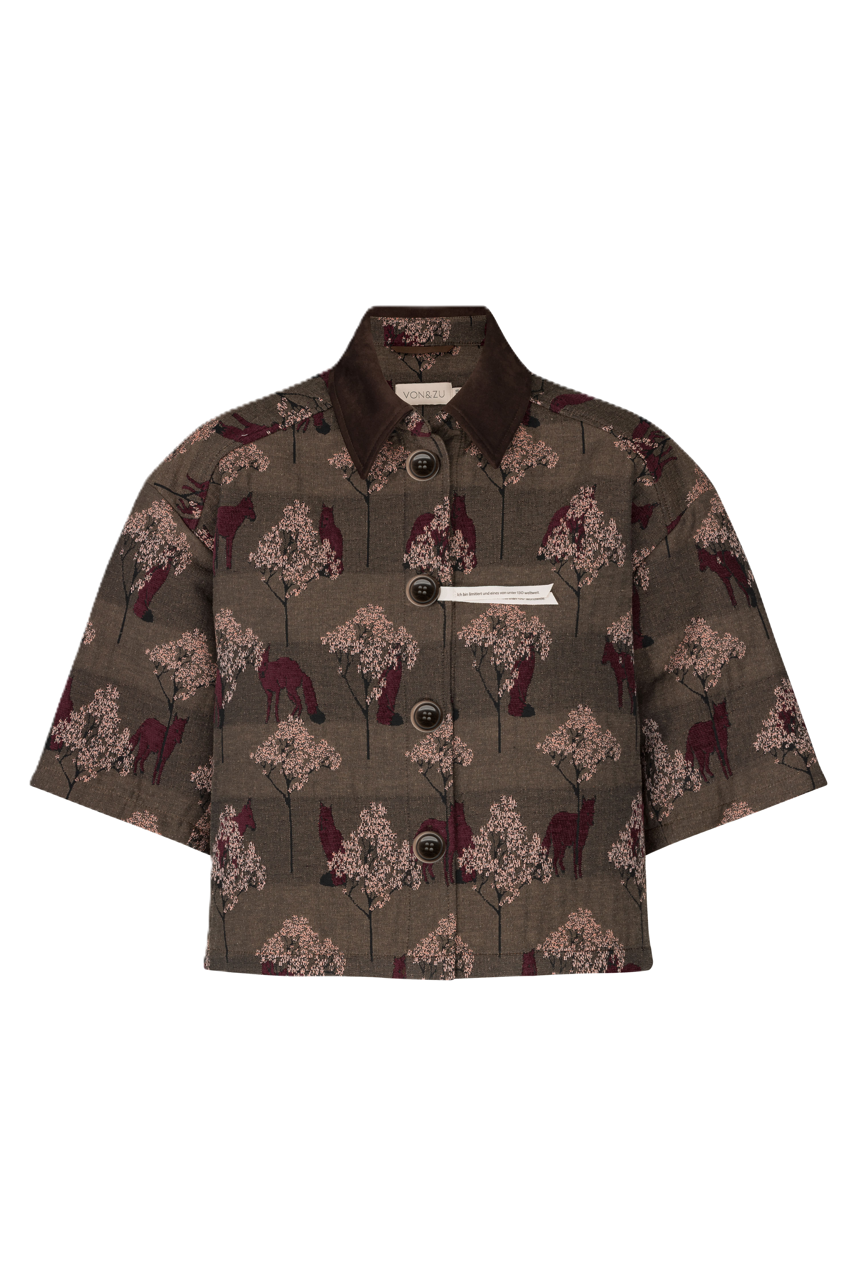 Jacquard overshirt