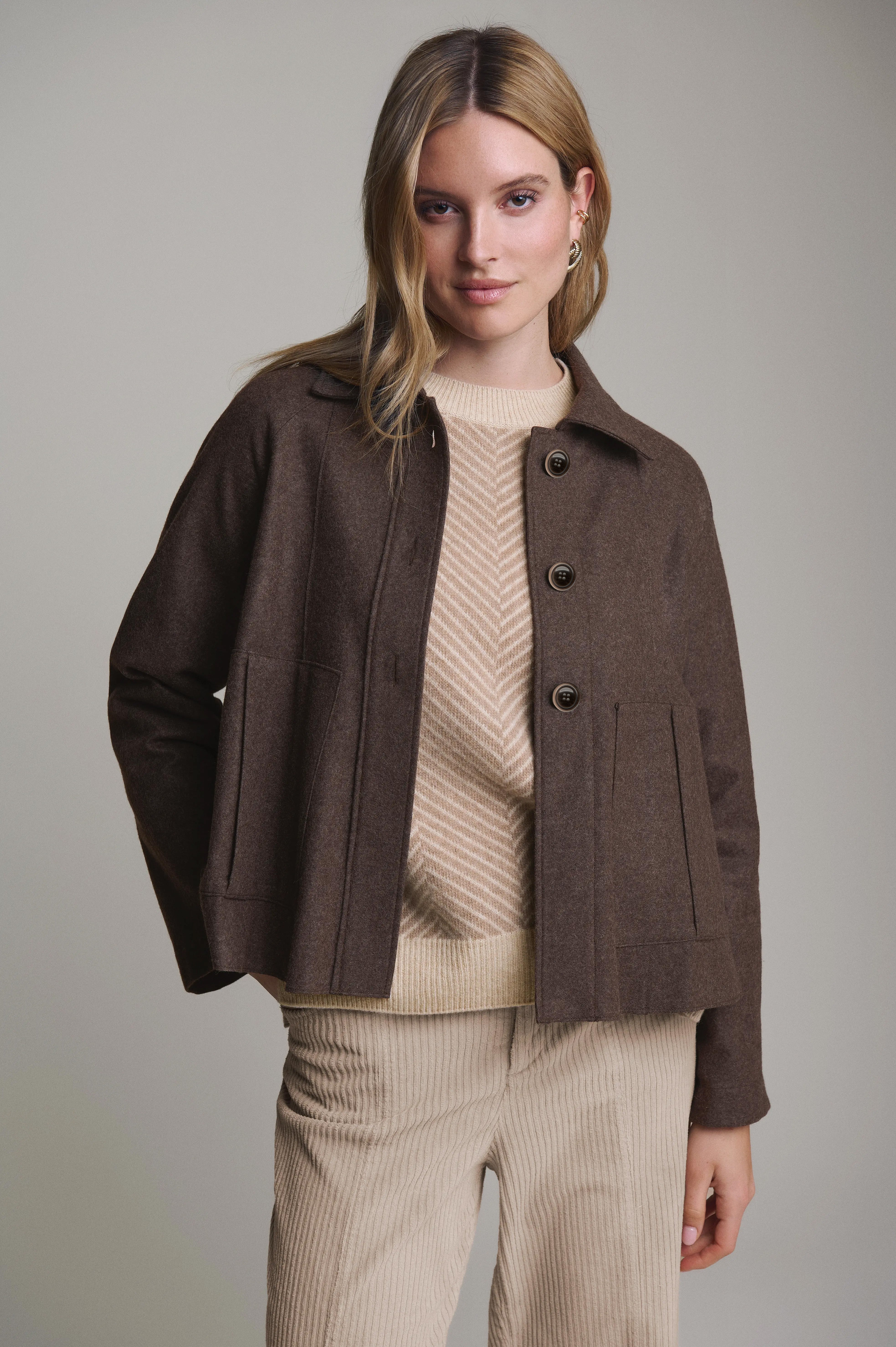 A-line loden jacket