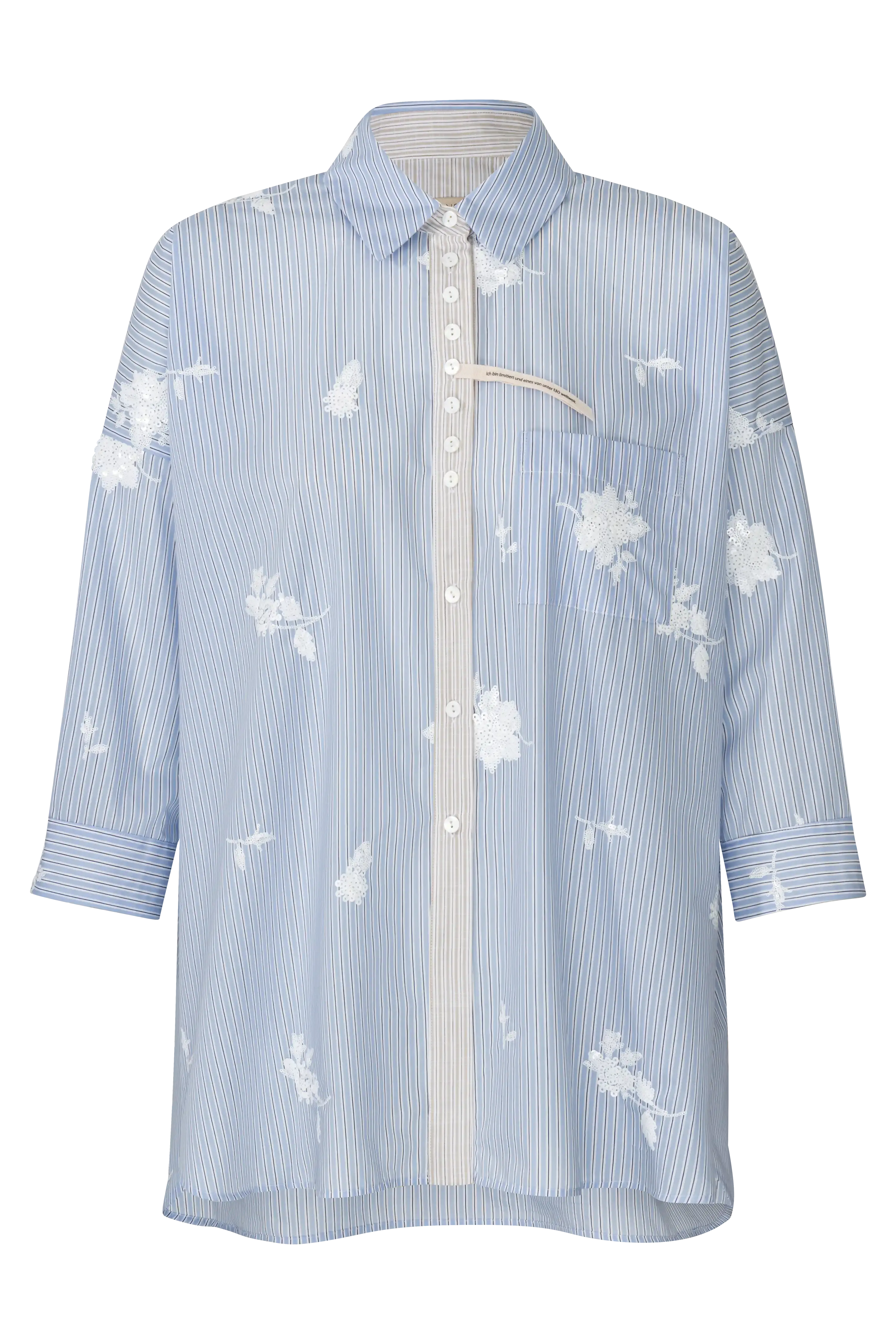 Oversizebluse mit Pailletten VON&ZU