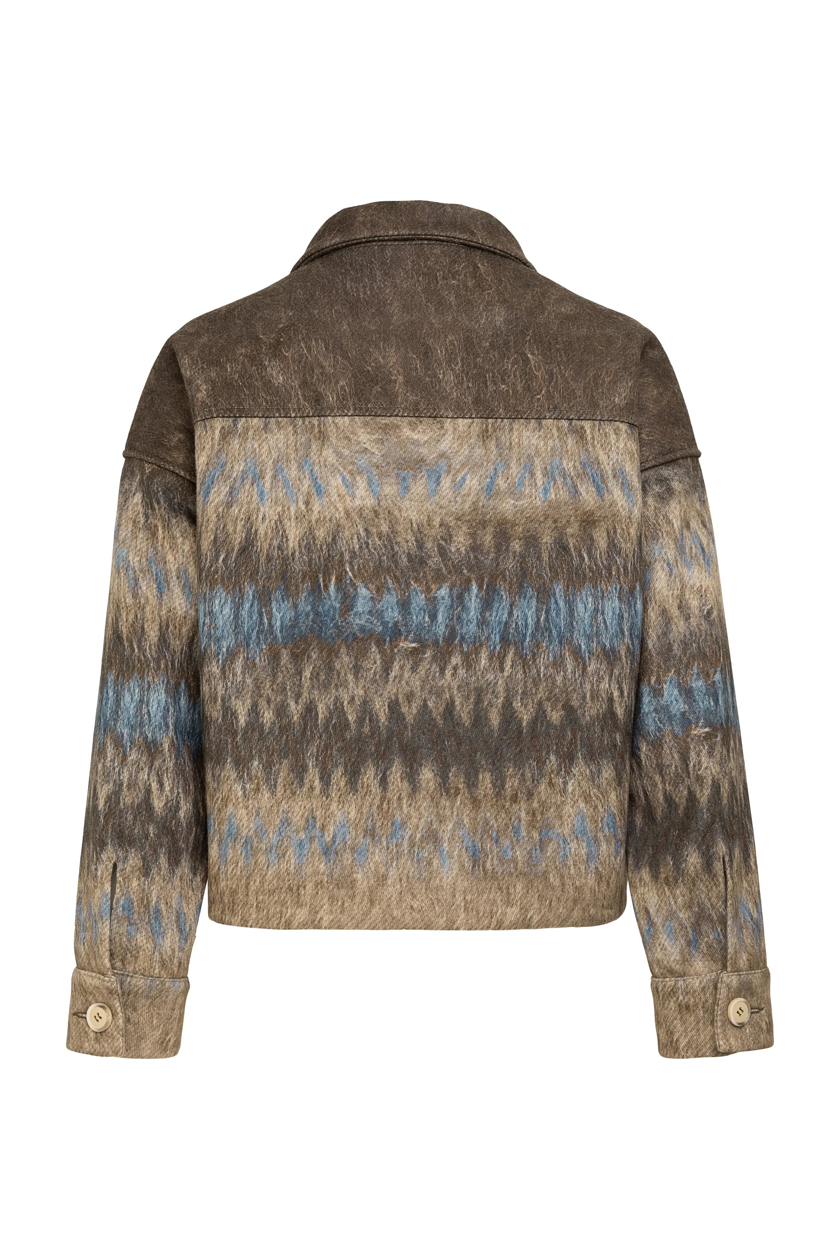 Oversized Jacke mit Norwegerprint VON&ZU