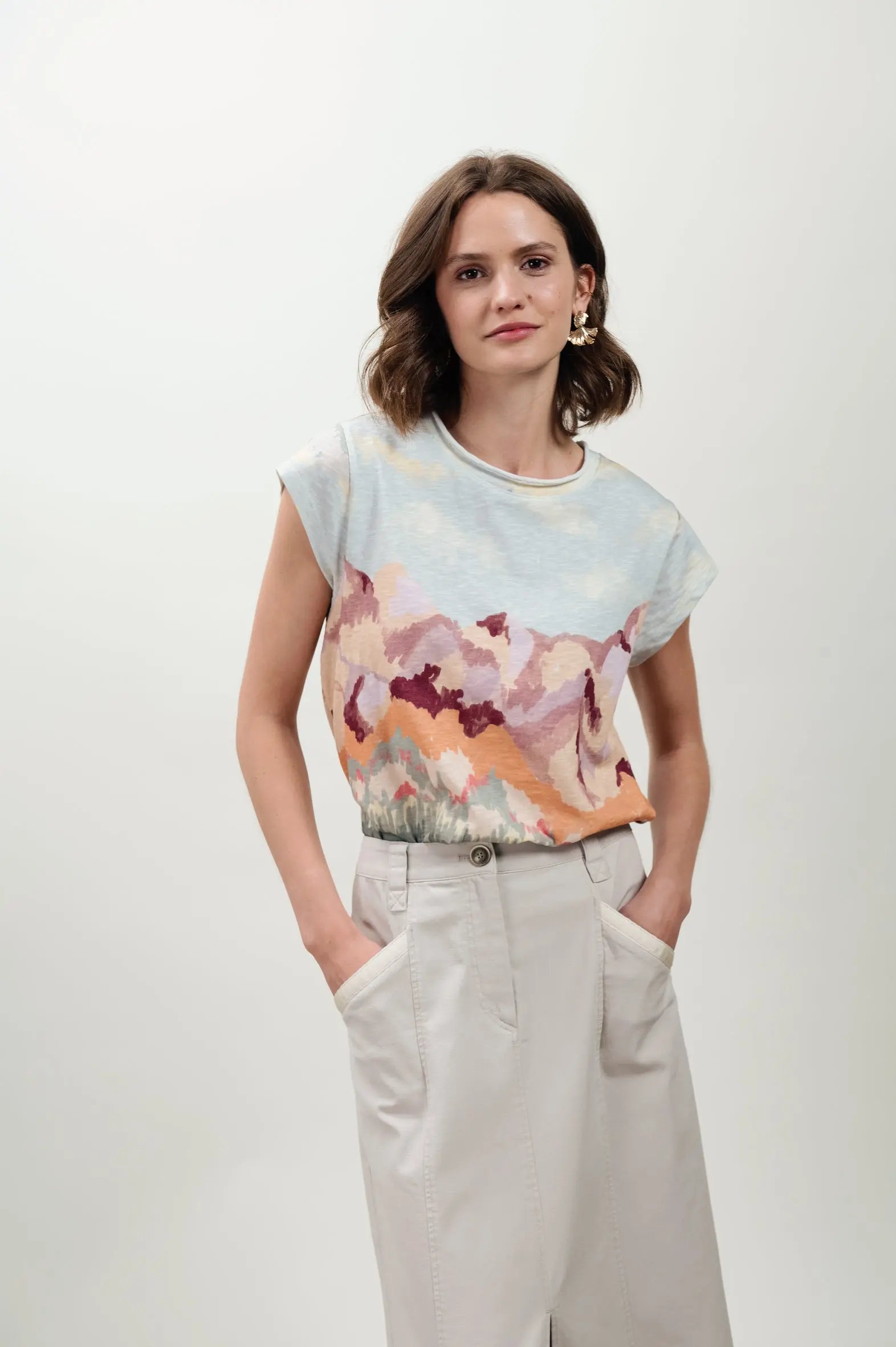 Printshirt Landschaft VON&ZU