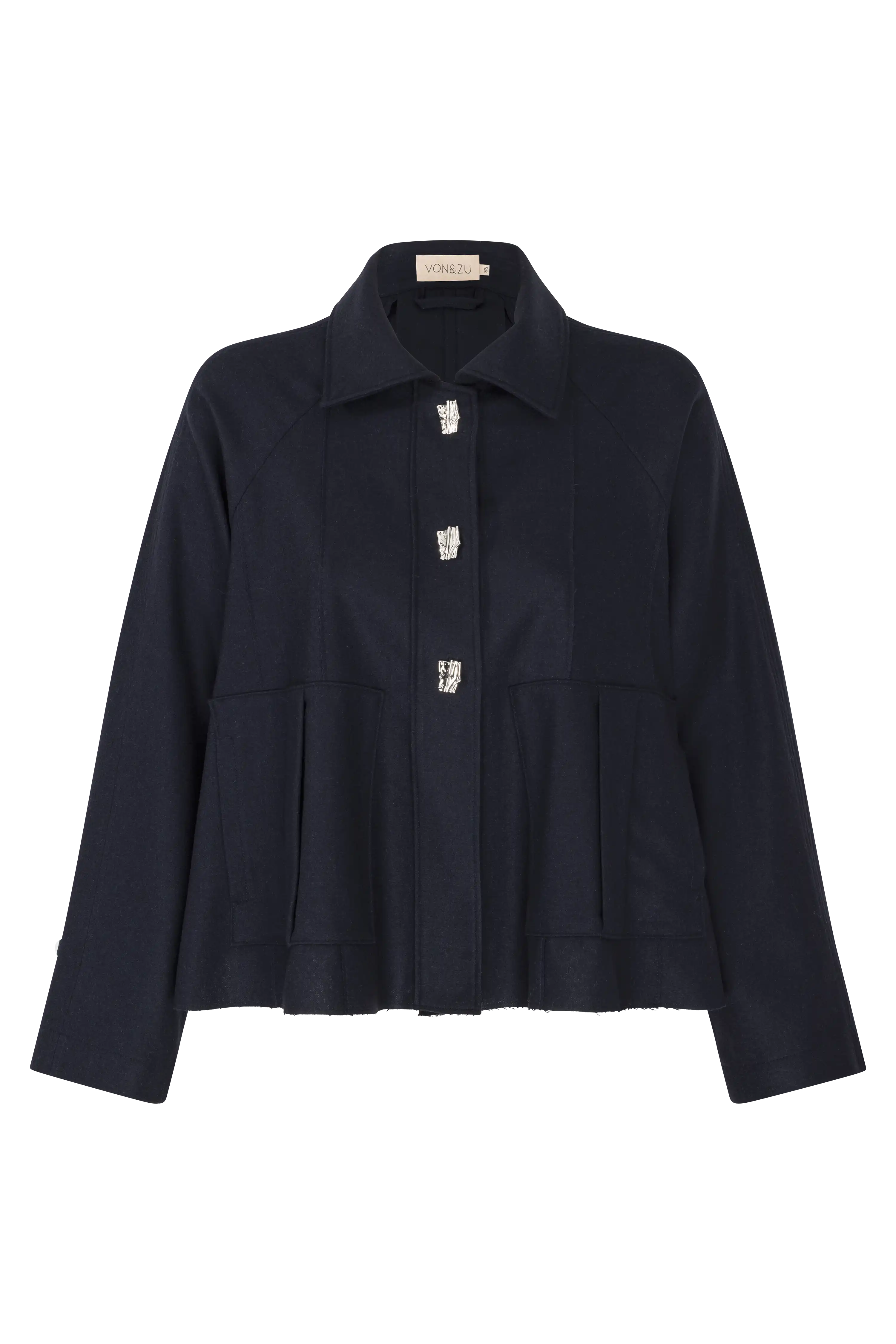 Lodenjacke in A-Linie