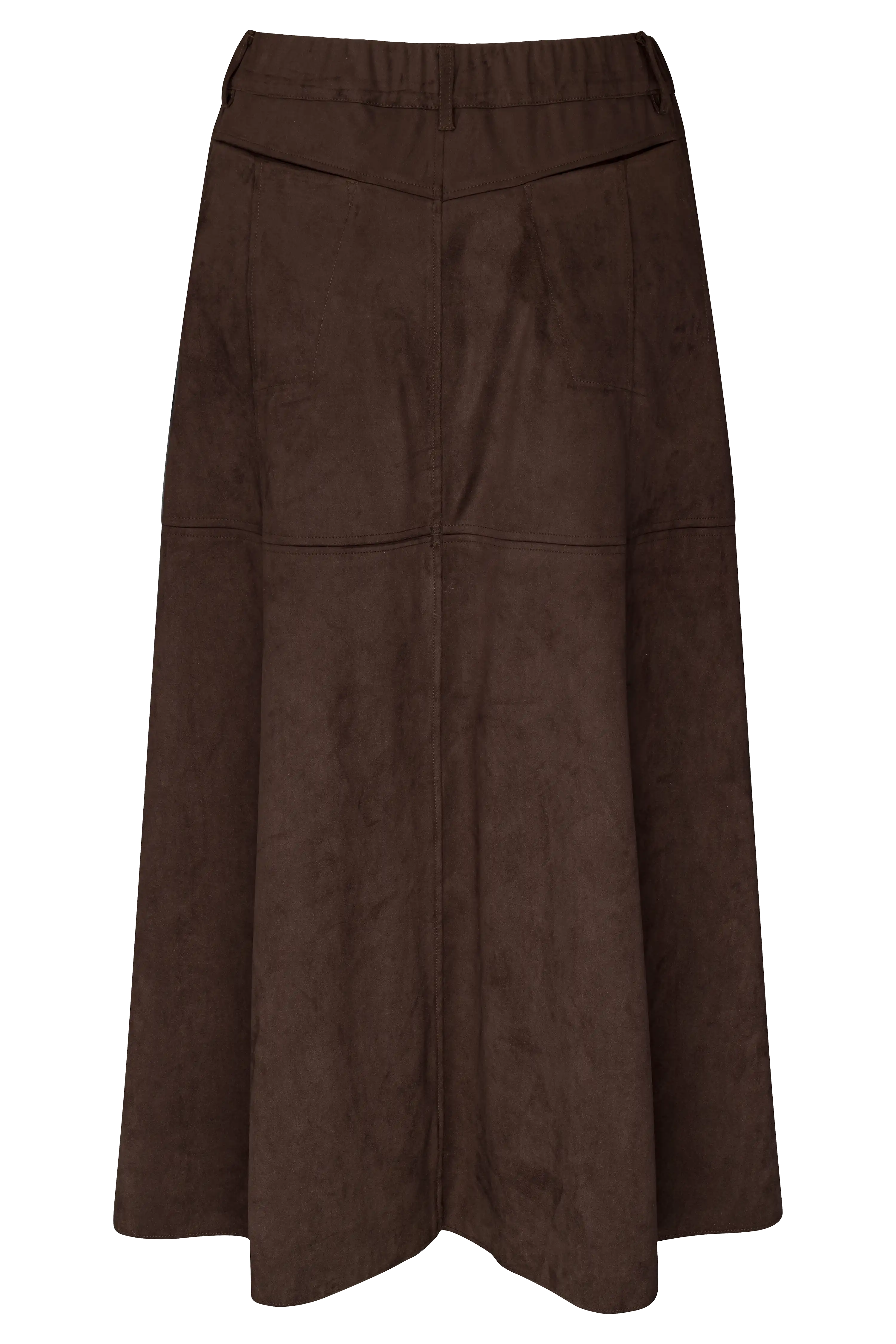 Rock aus Veloursleder VON&ZU