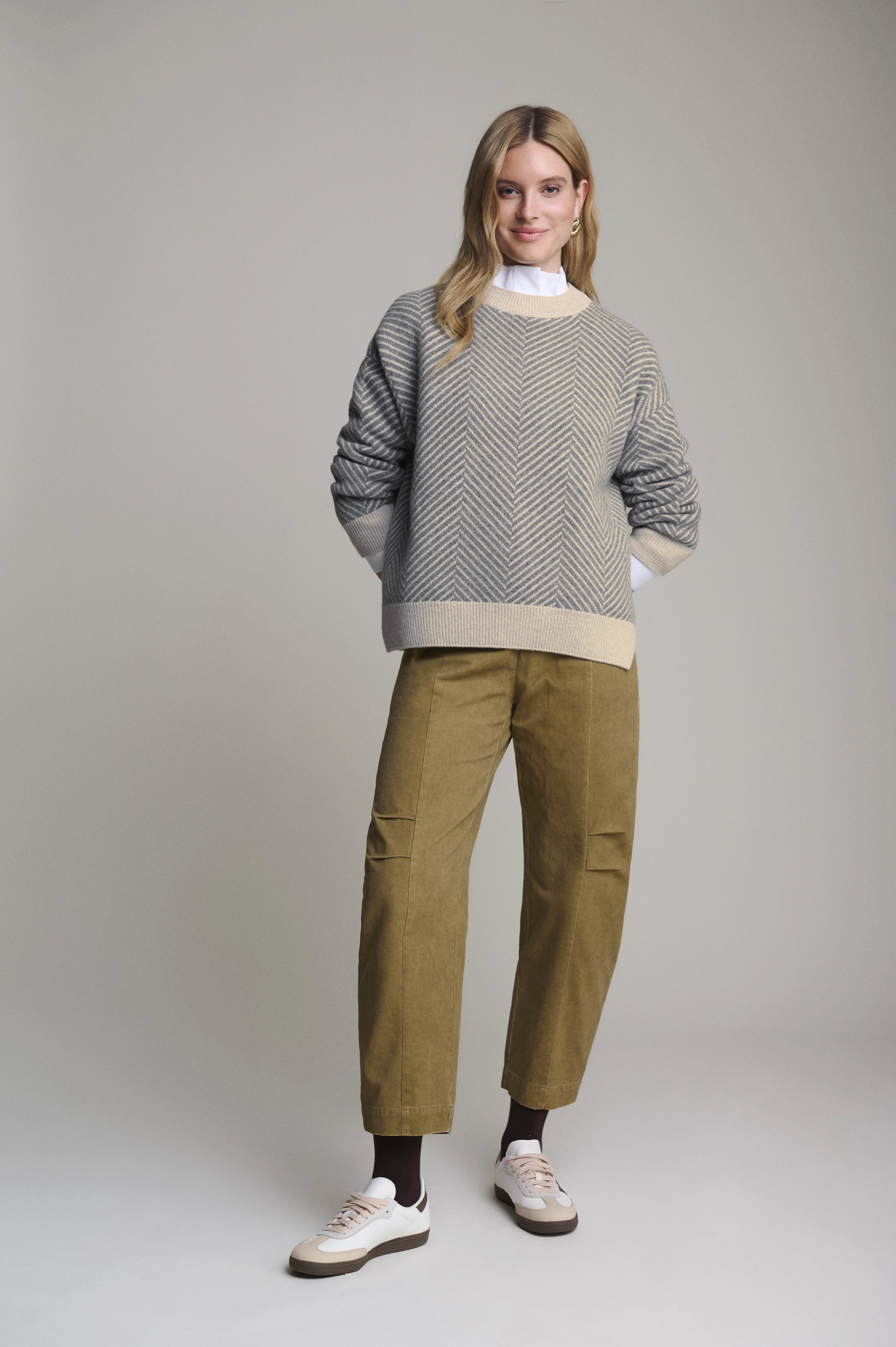 Strickpullover Fischgrat VON&ZU