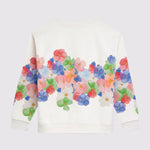 Sweatshirt mit Blumenbordüre VON&ZU