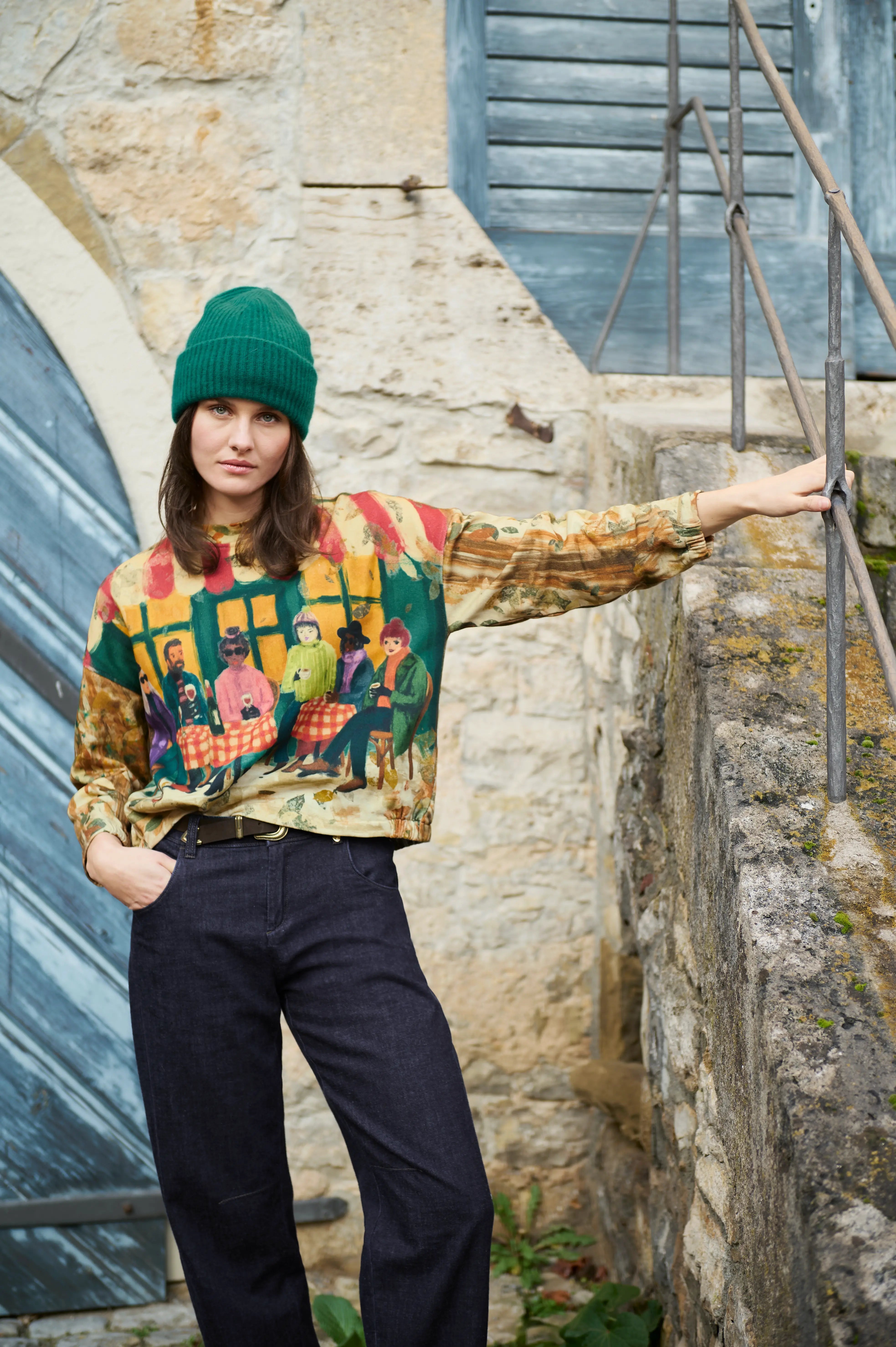 Sweatshirt mit Print VON&ZU