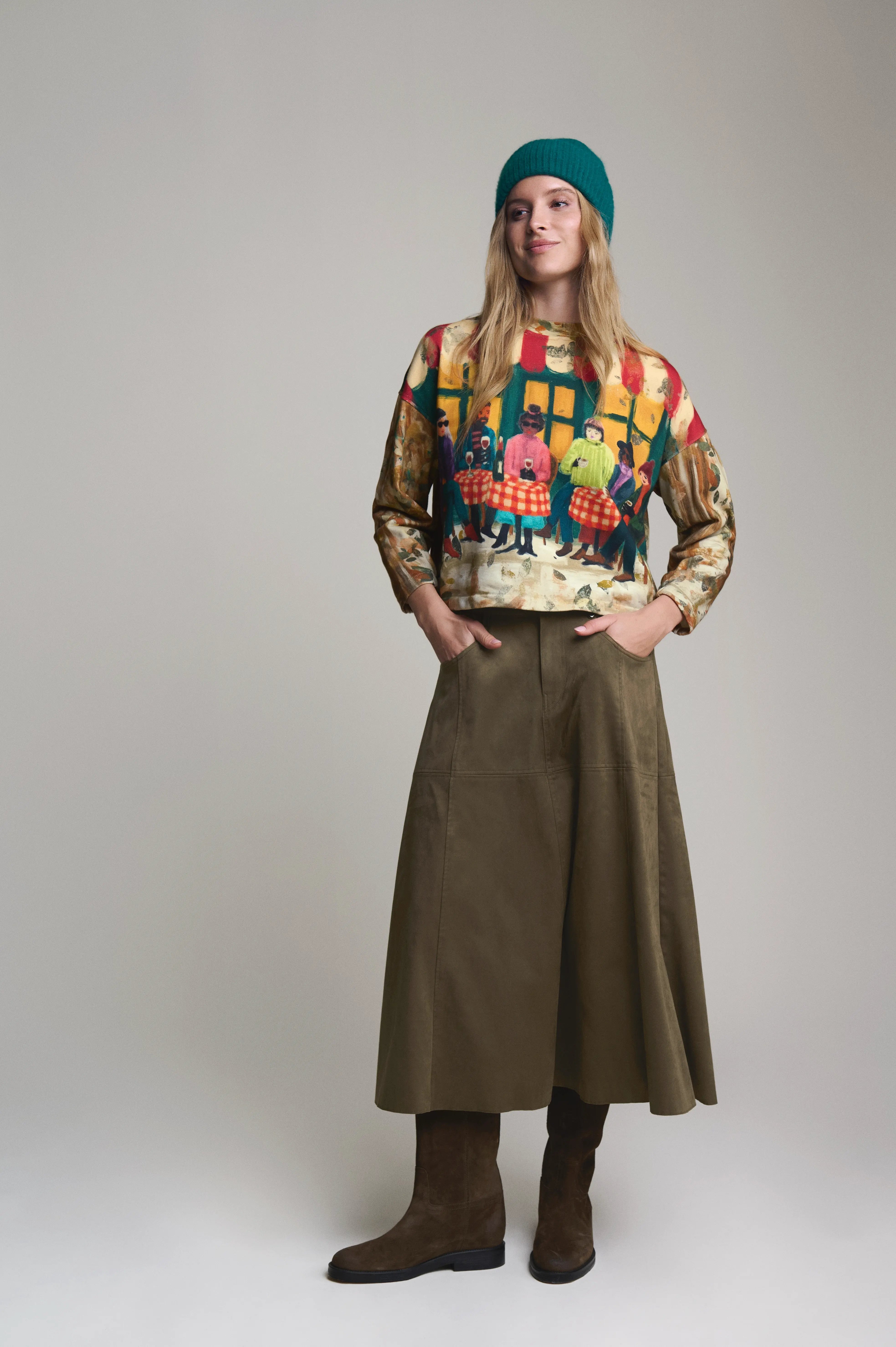 Sweatshirt mit Print VON&ZU