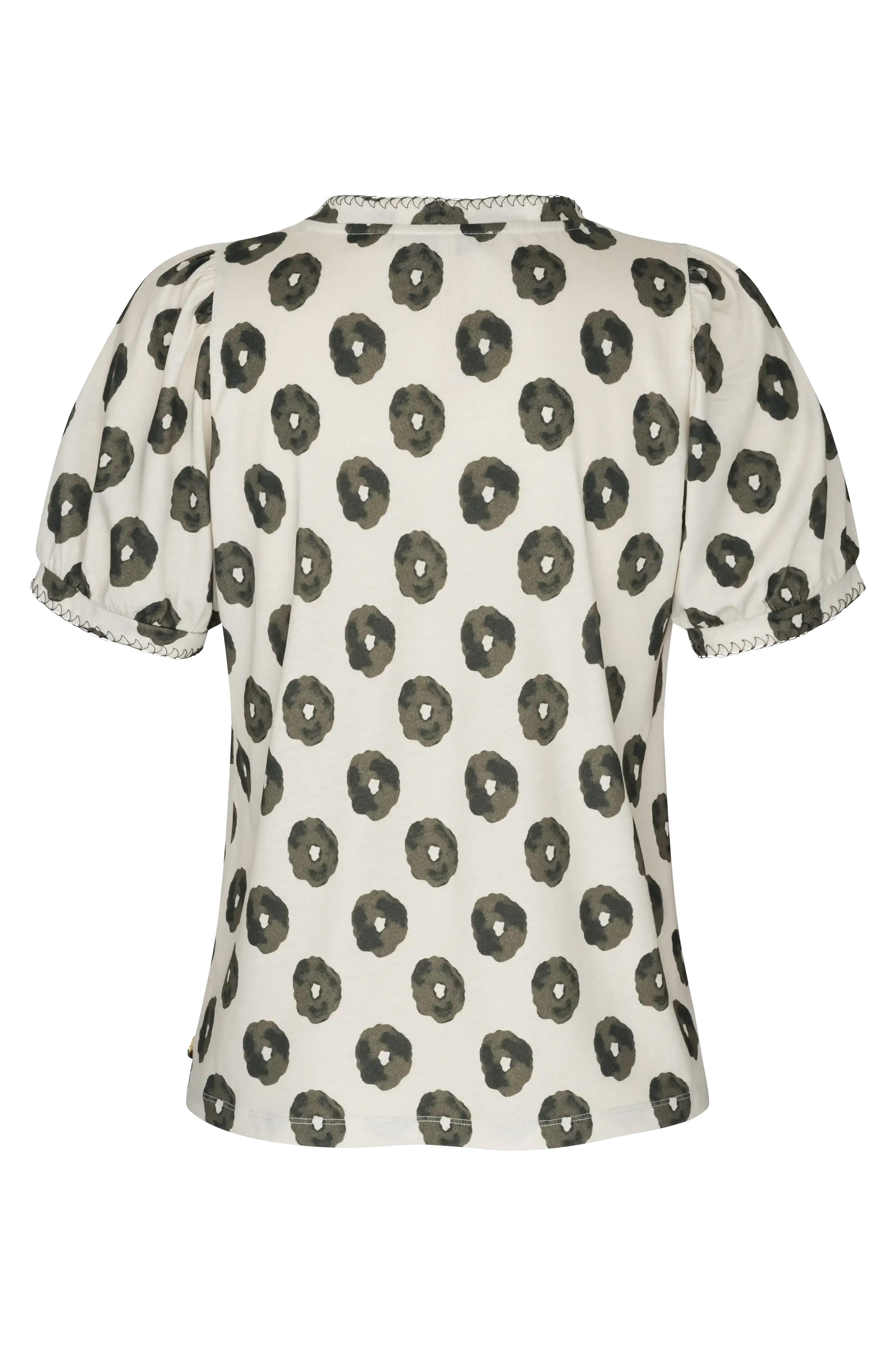 T-shirt mit Puffärmeln mit Print VON&ZU